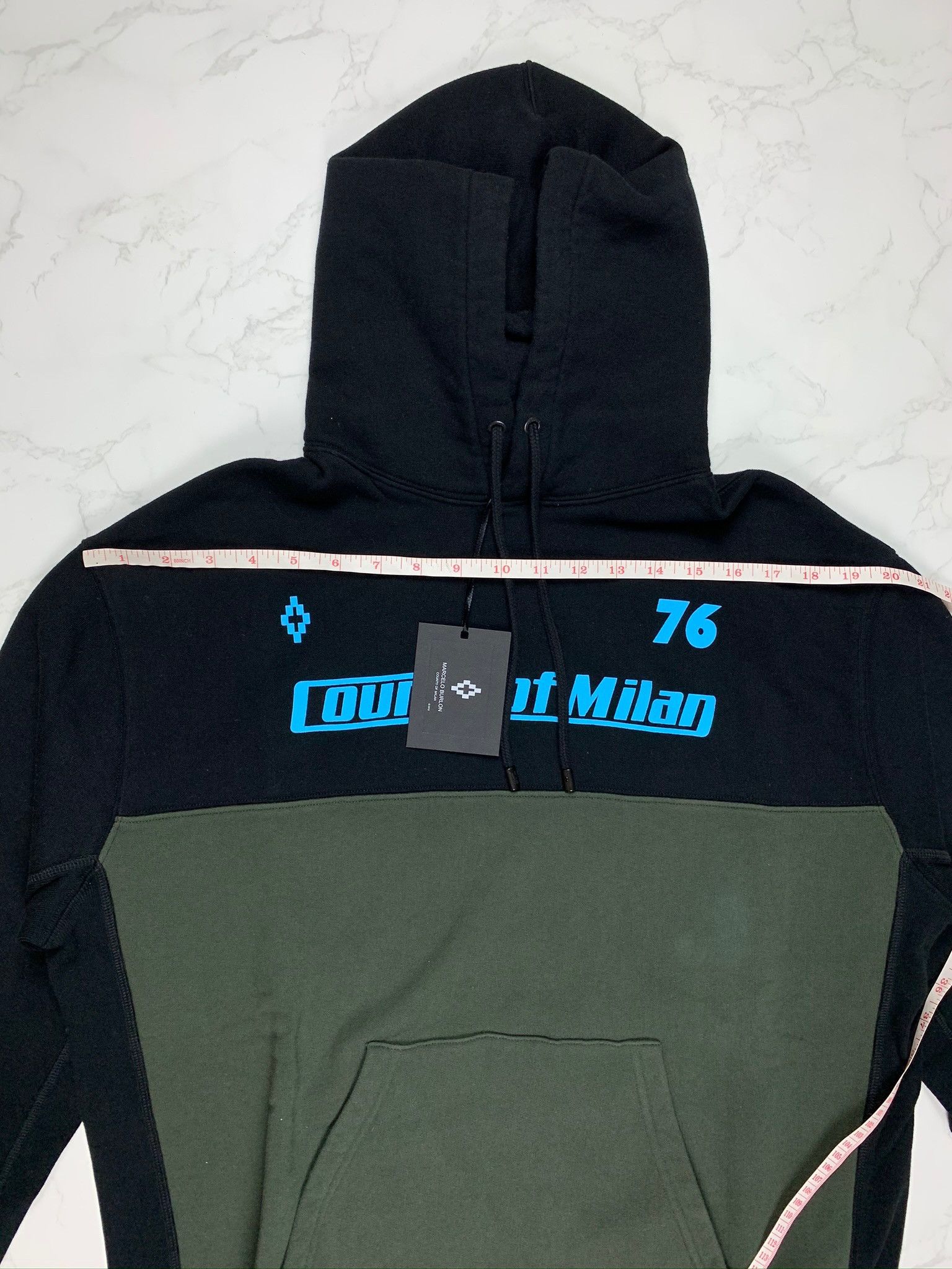 Marcelo Burlon 🔥75% OFF🔥 [SALE] Marcelo Burlon Black Team Print Hoodie Size US XS / EU 42 / 0 - 7 Thumbnail