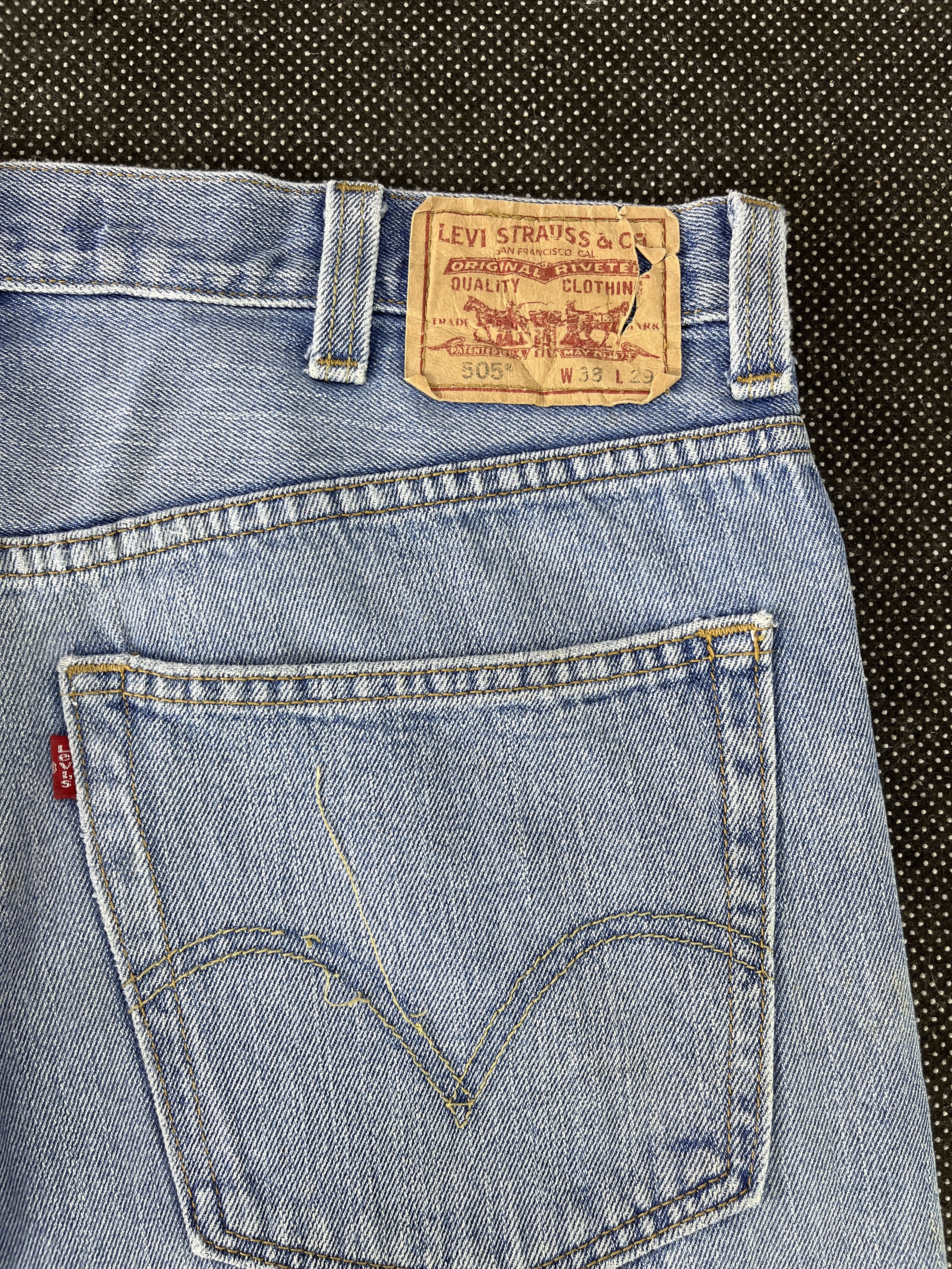 Levi's Vintage Levi's 505 Jeans 40x29 Denim - J317 Size US 40 / EU 56 - 9 Thumbnail