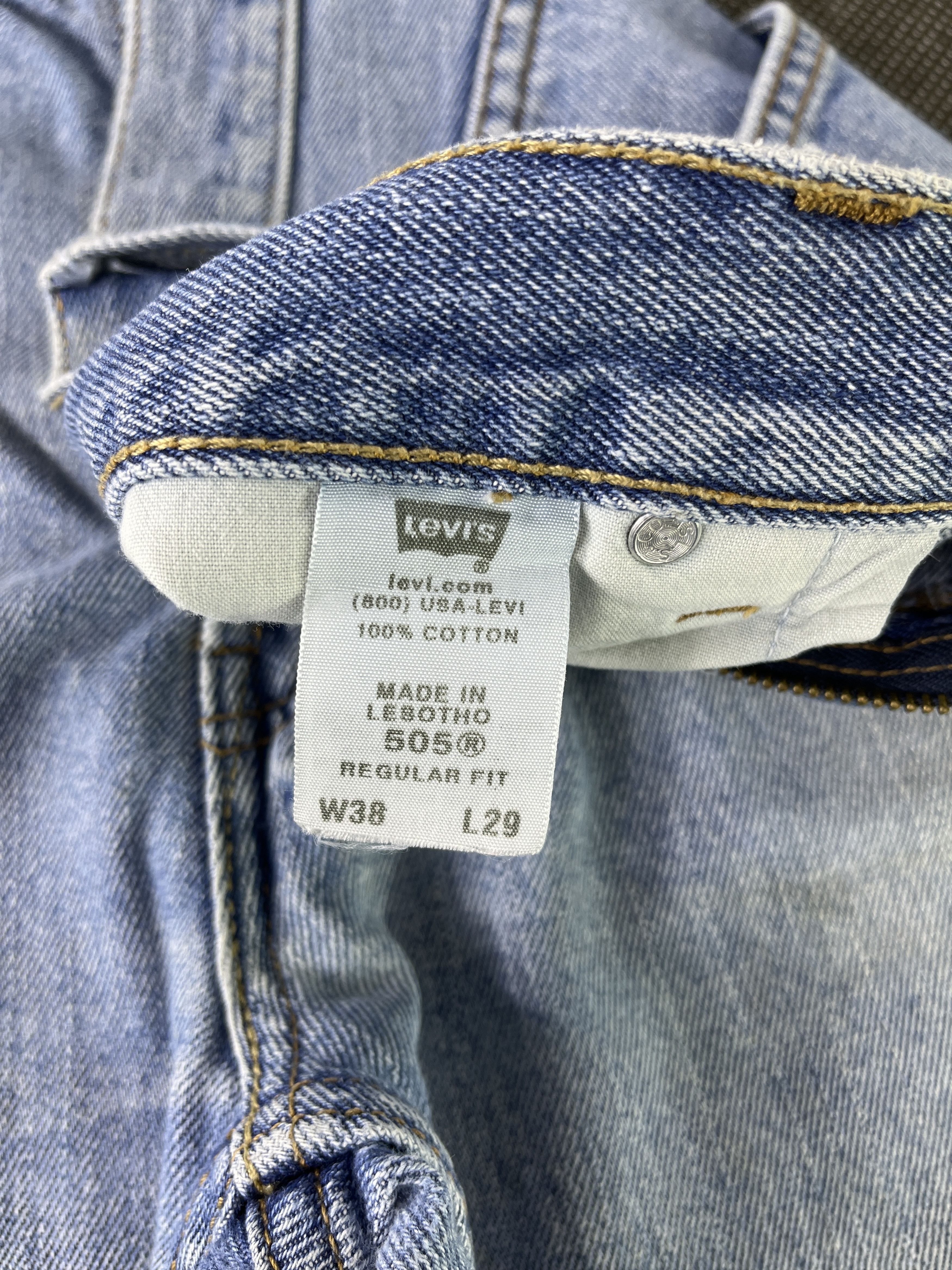 Levi's Vintage Levi's 505 Jeans 40x29 Denim - J317 Size US 40 / EU 56 - 7 Thumbnail