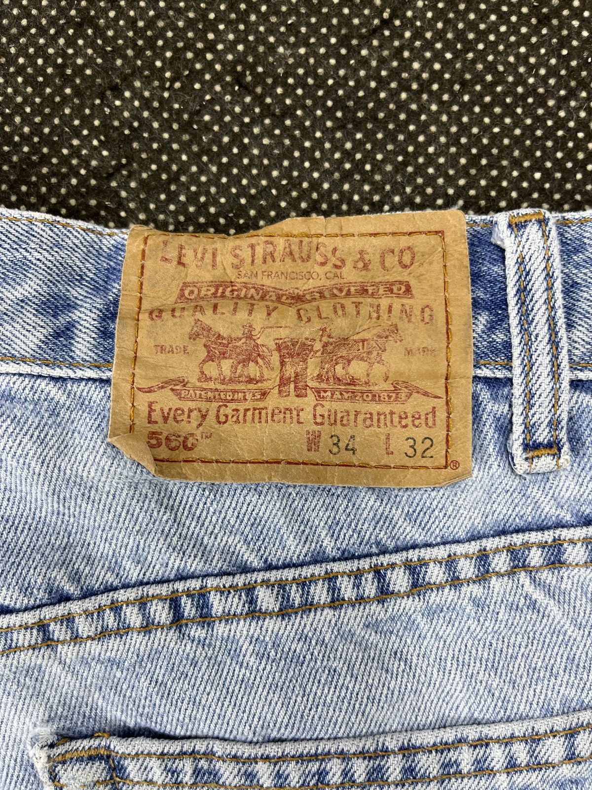 Levi's Vintage Levi's 560 Stone Wash Jeans - J733 Size US 34 / EU 50 - 11 Thumbnail