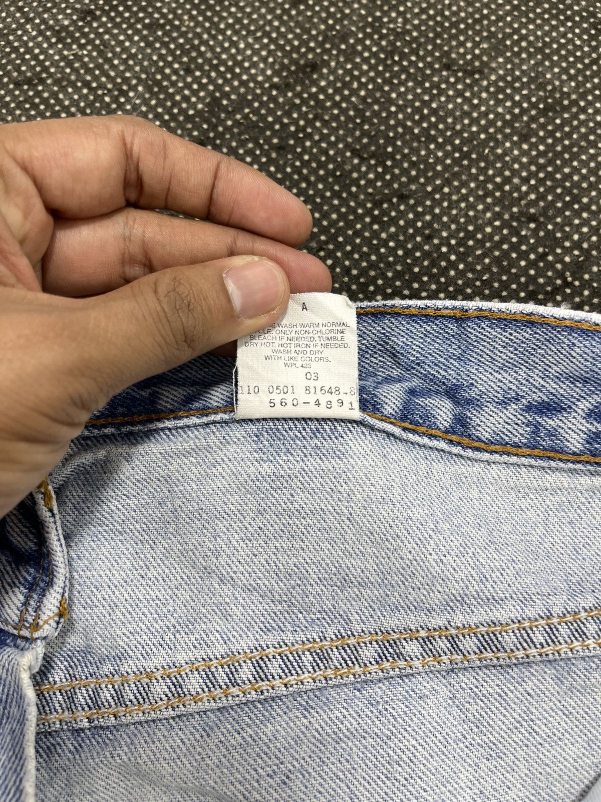 Levi's Vintage Levi's 560 Stone Wash Jeans - J733 Size US 34 / EU 50 - 9 Thumbnail