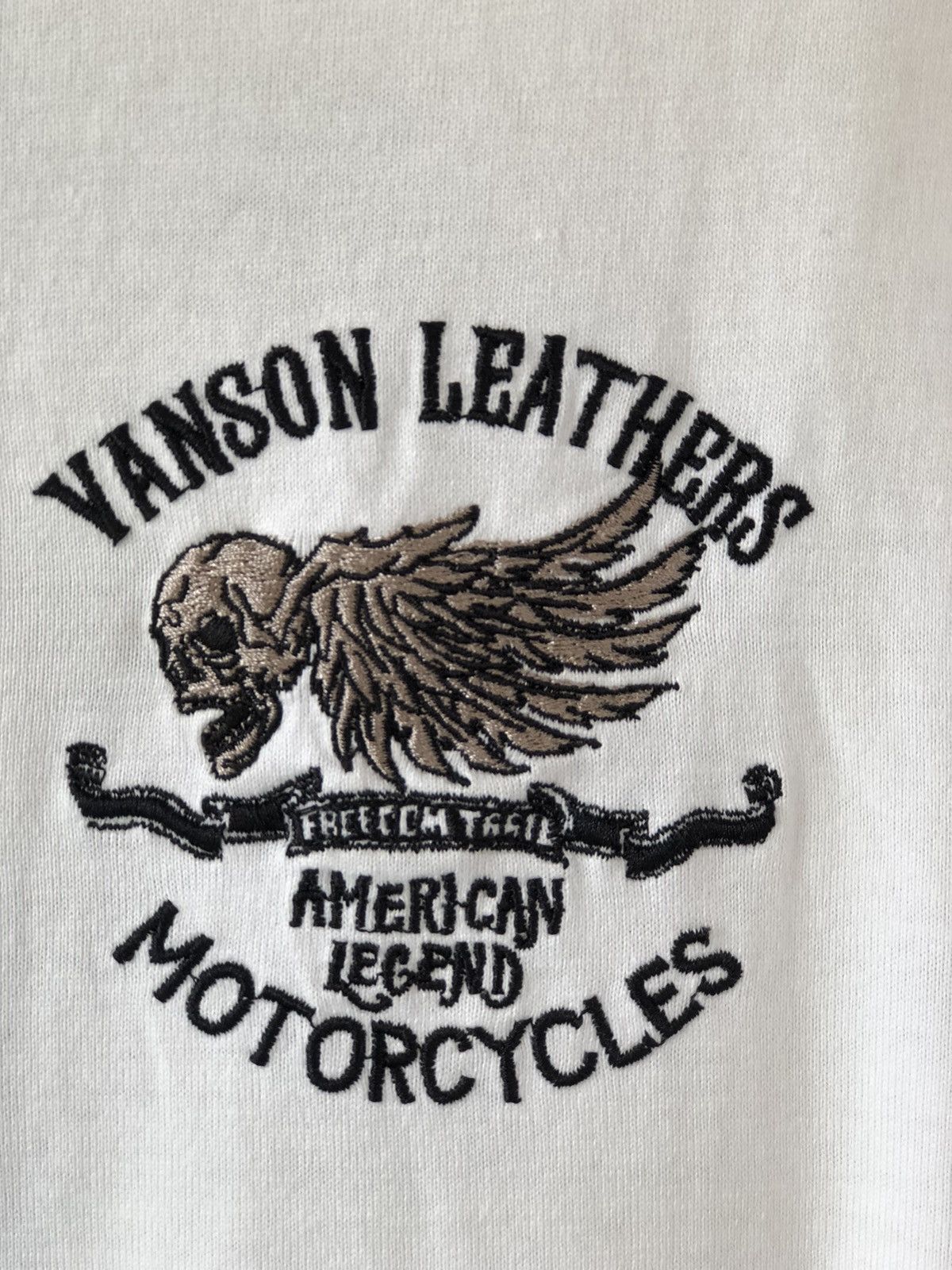 Other VANSON LEATHERS Skull Wings Motorcycle Tee Size US L / EU 52-54 / 3 - 10 Thumbnail