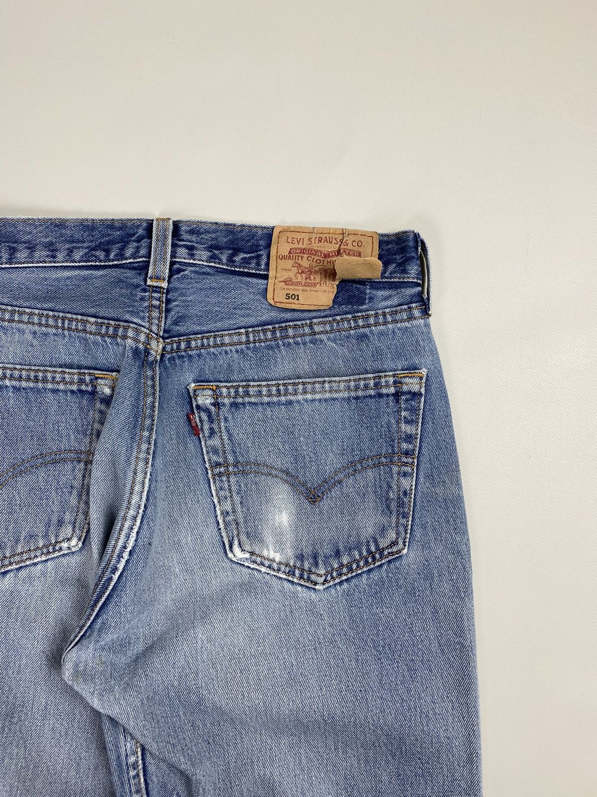 Levi's VTG 90s Levis 501 light blue washed denim jeans Size US 30 / EU 46 - 23 Thumbnail