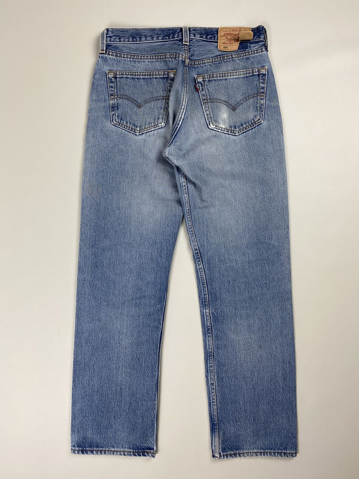 Levi's VTG 90s Levis 501 light blue washed denim jeans Size US 30 / EU 46 - 17 Thumbnail
