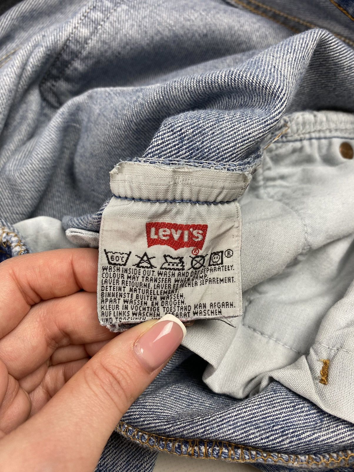 Levi's VTG 90s Levis 501 light blue washed denim jeans Size US 30 / EU 46 - 15 Thumbnail