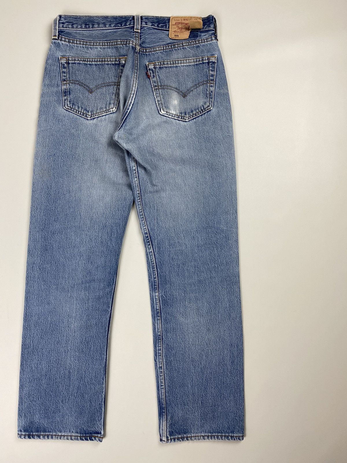 Levi's VTG 90s Levis 501 light blue washed denim jeans Size US 30 / EU 46 - 19 Thumbnail