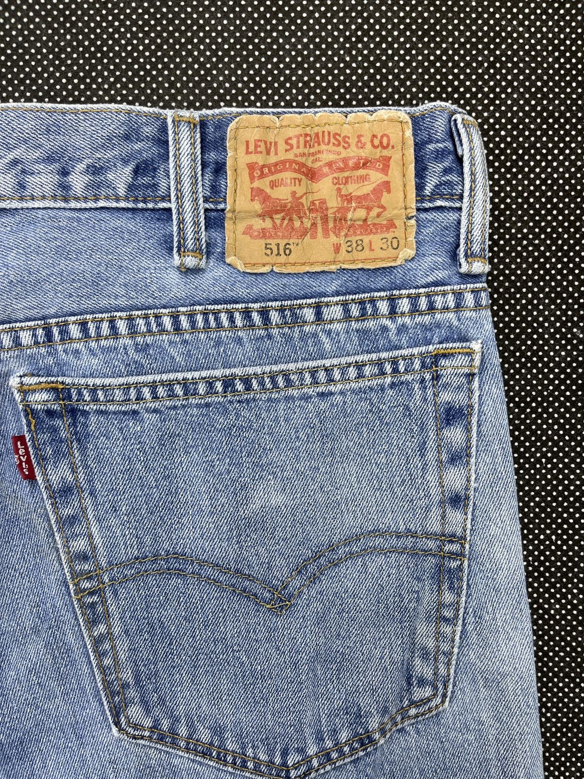 Levi's Vintage Levis 516 Stone Wash Jeans - J066 Size US 37 - 10 Thumbnail