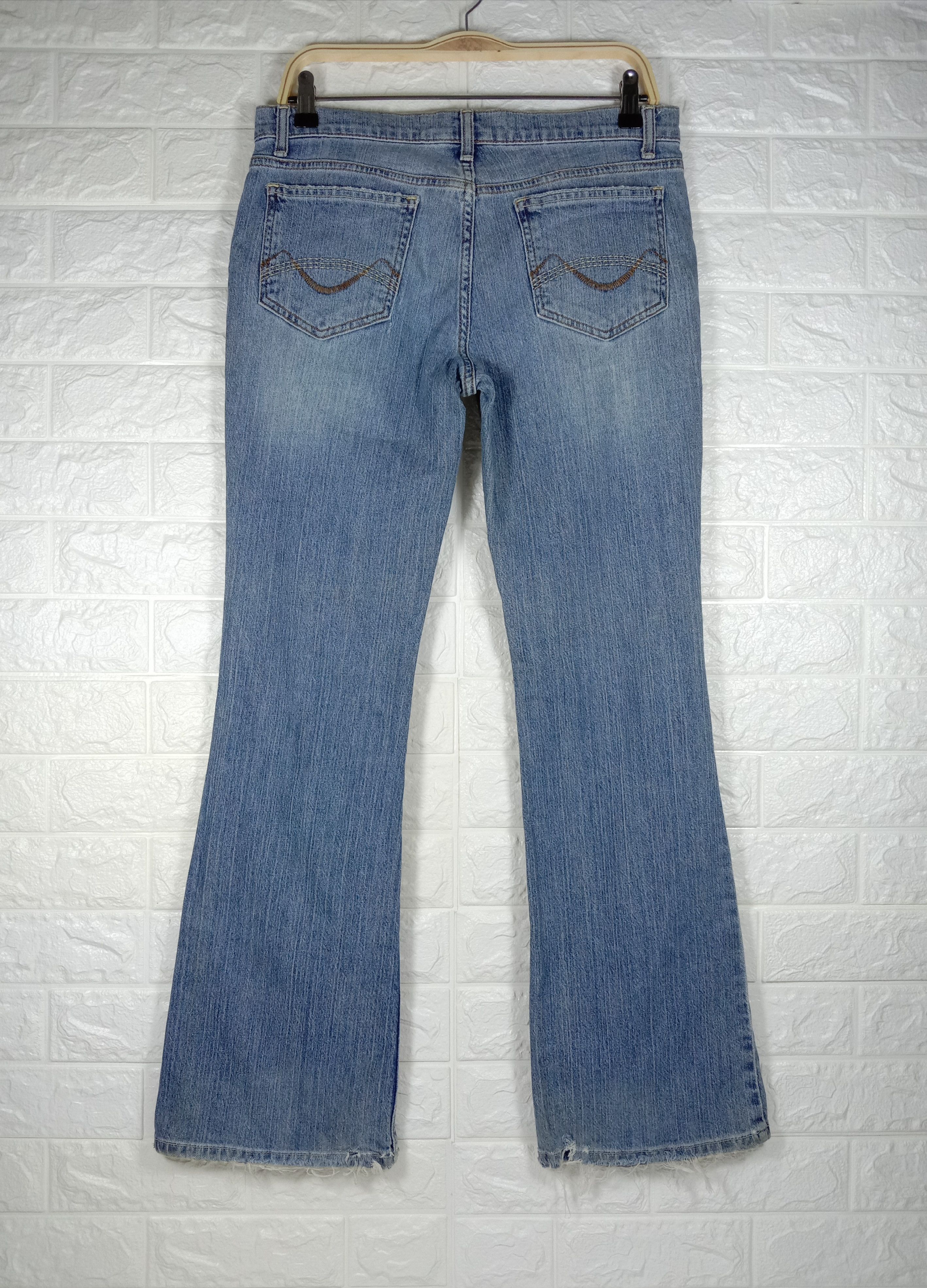 Japanese Brand Vintage Mossimo Light Wash Bell Bottom Denim Size 32" / US 10 / IT 46 - 5 Thumbnail