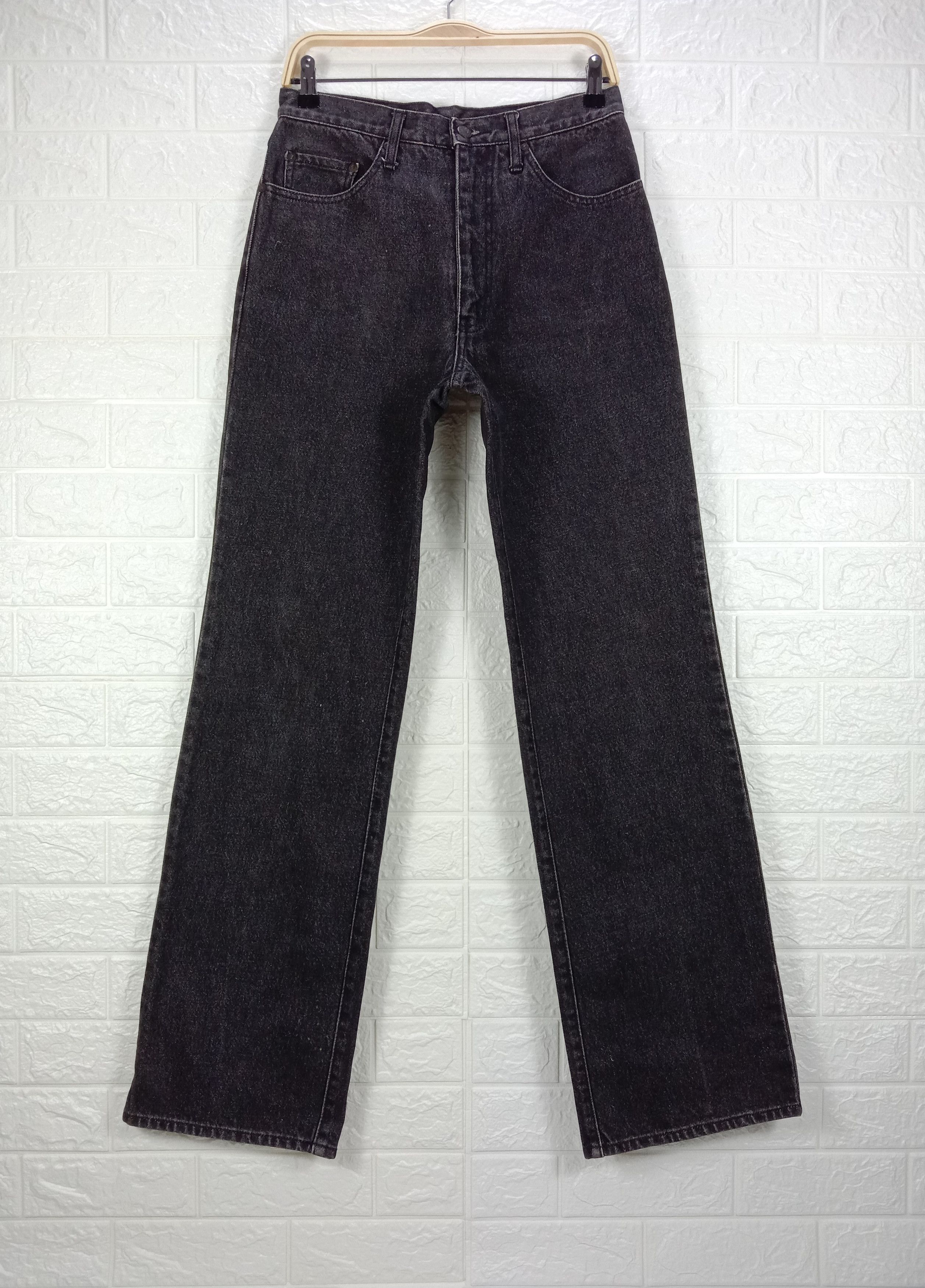 Edwin Vintage Edwin Super Black Flare Jeans Bootcut Denim Size 30" / US 8 / IT 44 - 1 Thumbnail