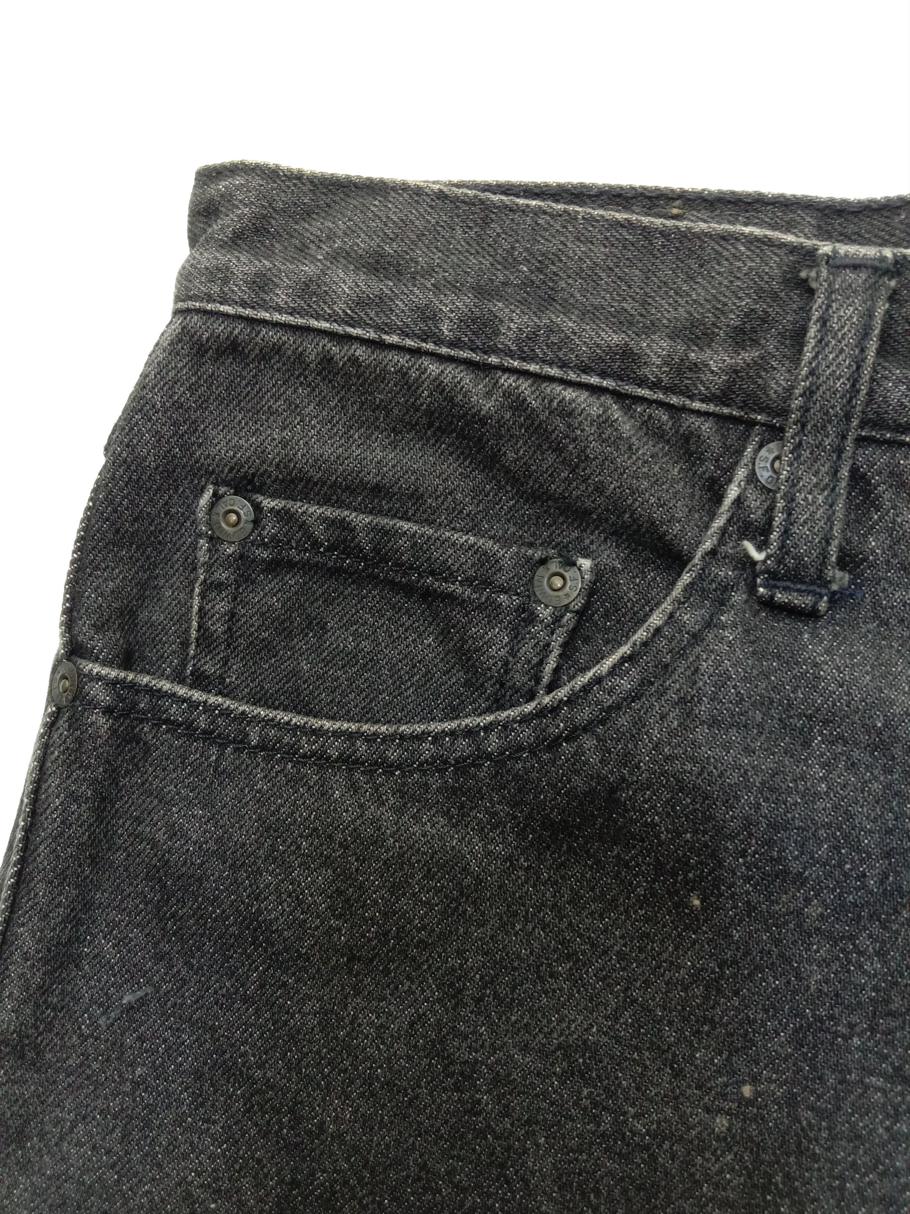 Edwin Vintage Edwin Super Black Flare Jeans Bootcut Denim Size 30" / US 8 / IT 44 - 12 Thumbnail