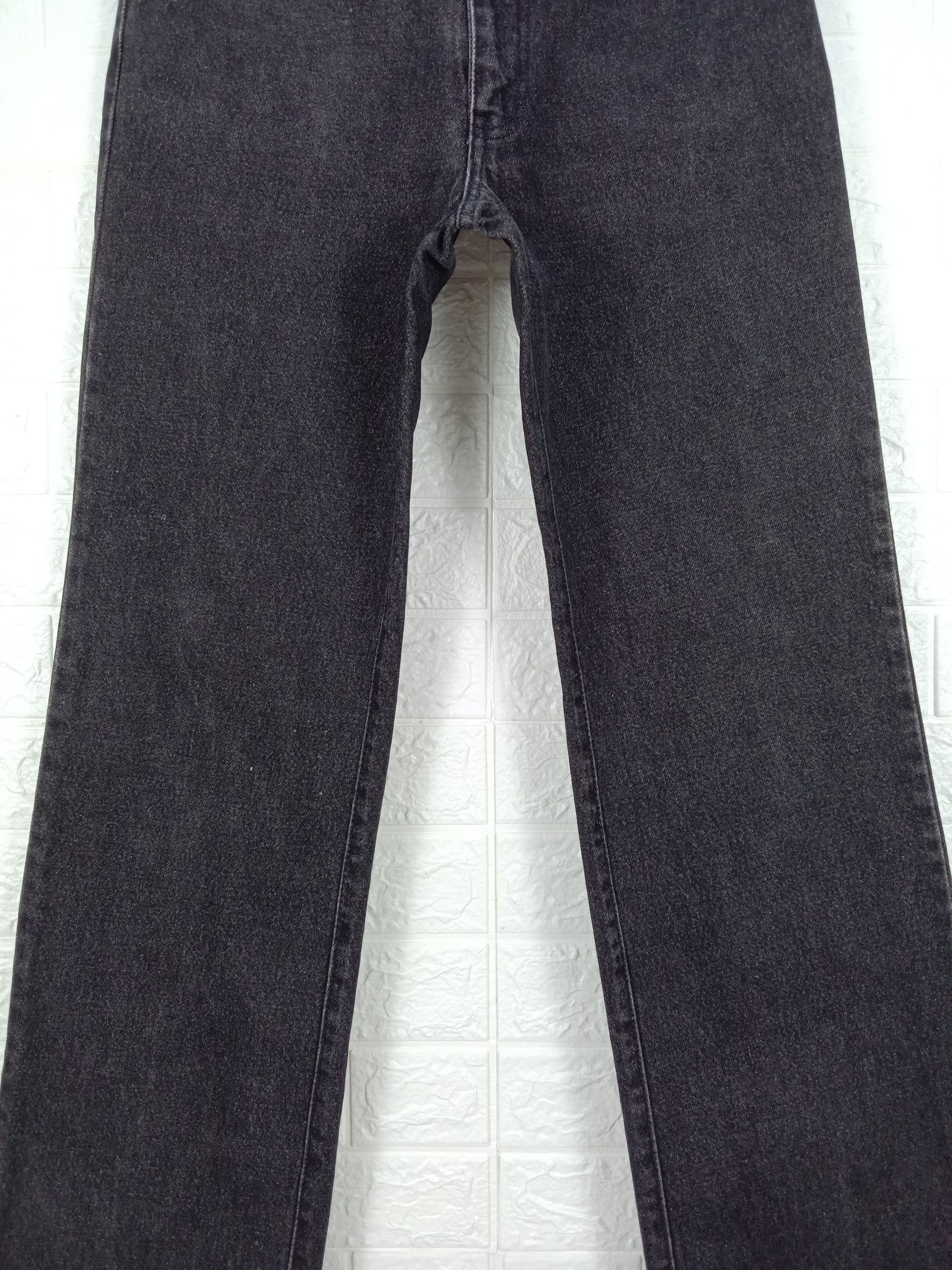 Edwin Vintage Edwin Super Black Flare Jeans Bootcut Denim Size 30" / US 8 / IT 44 - 3 Thumbnail