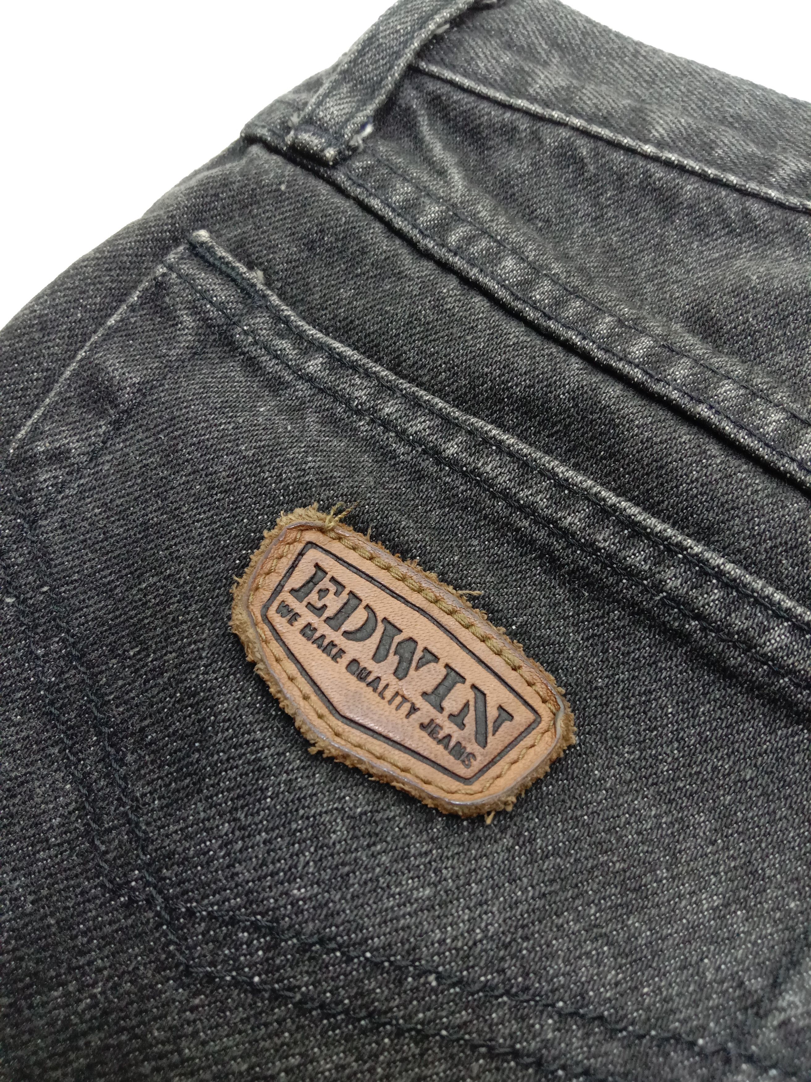 Edwin Vintage Edwin Super Black Flare Jeans Bootcut Denim Size 30" / US 8 / IT 44 - 16 Thumbnail