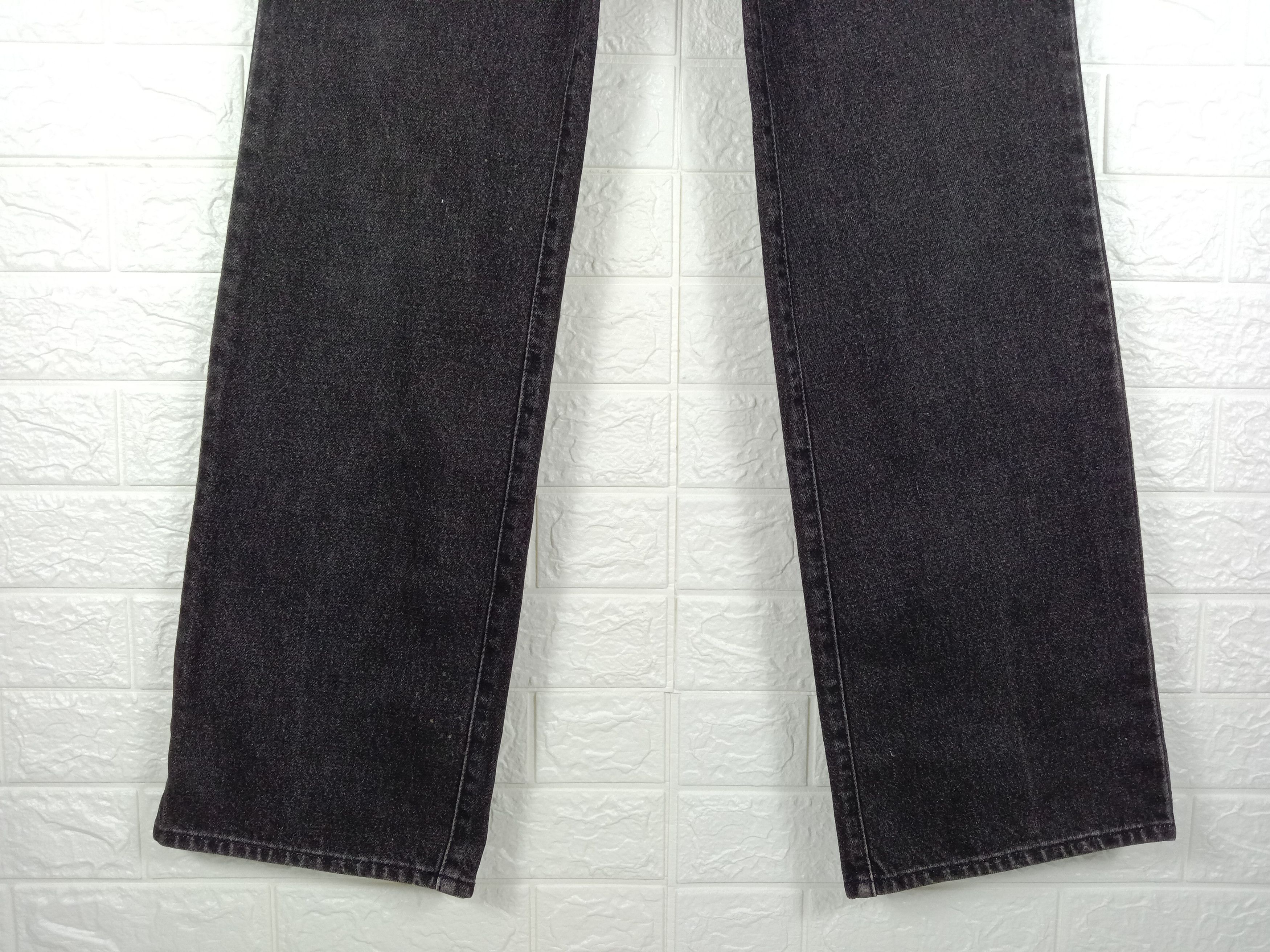 Edwin Vintage Edwin Super Black Flare Jeans Bootcut Denim Size 30" / US 8 / IT 44 - 4 Thumbnail