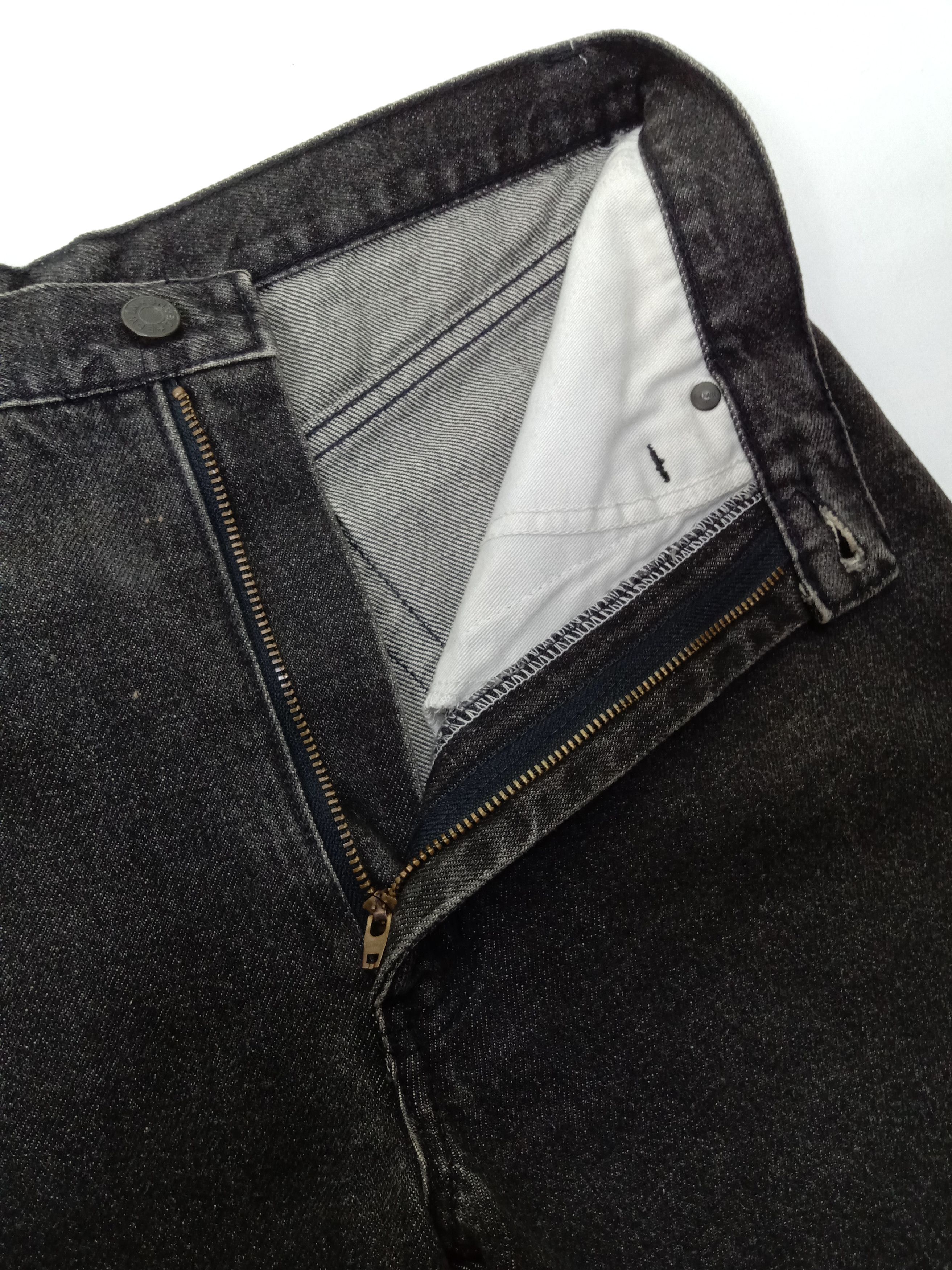Edwin Vintage Edwin Super Black Flare Jeans Bootcut Denim Size 30" / US 8 / IT 44 - 9 Thumbnail
