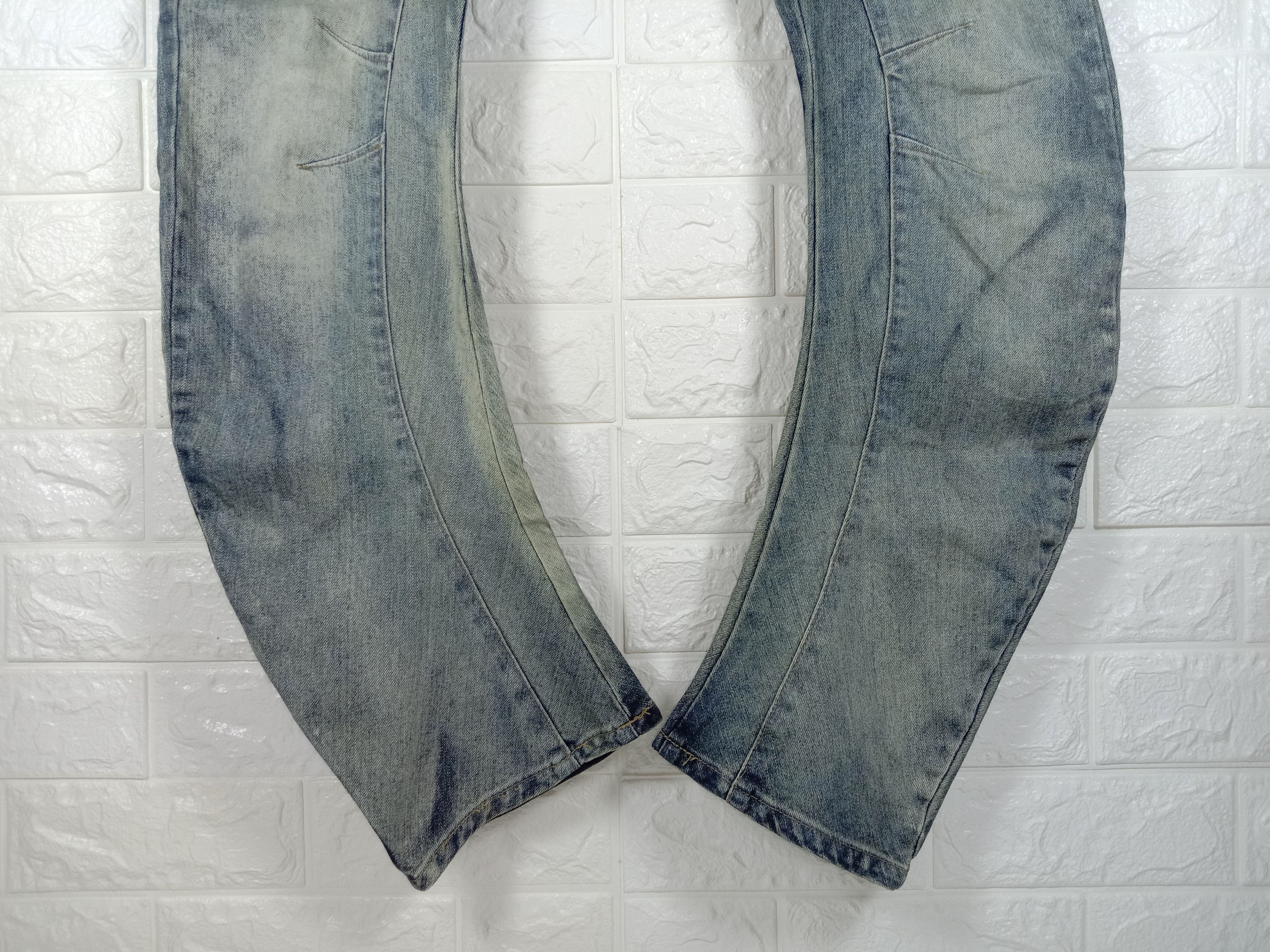 PPFM Vintage PPFM Multi Pocket Banana Curve Washed Jeans Size US 32 / EU 48 - 4 Thumbnail