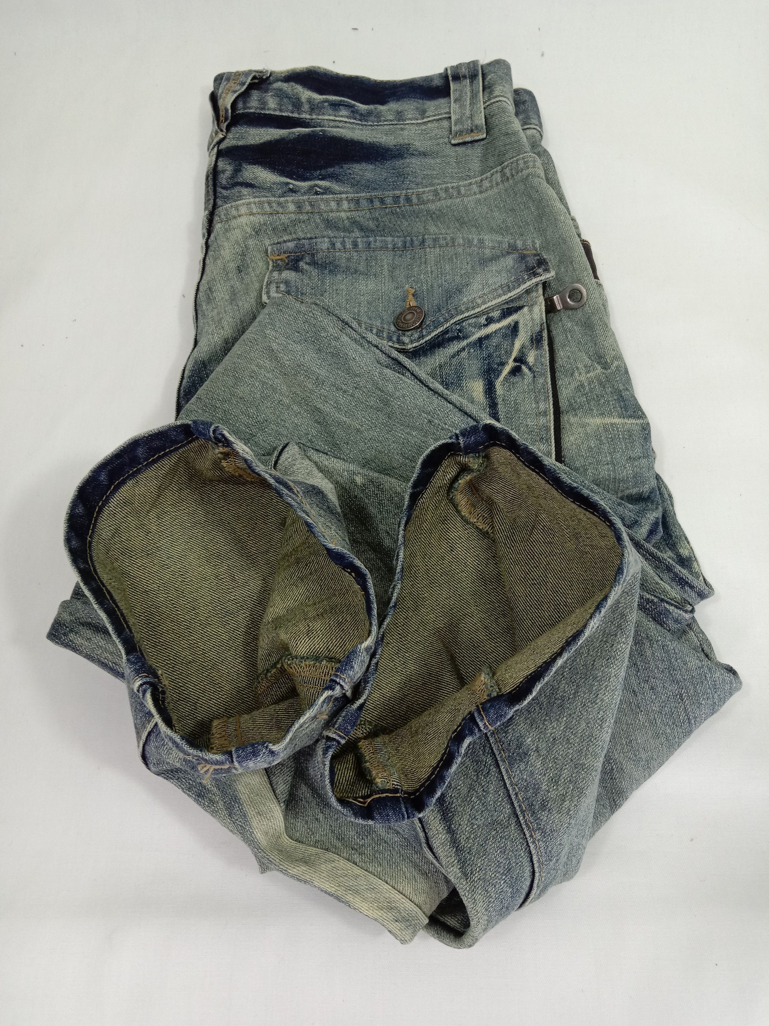 PPFM Vintage PPFM Multi Pocket Banana Curve Washed Jeans Size US 32 / EU 48 - 17 Thumbnail