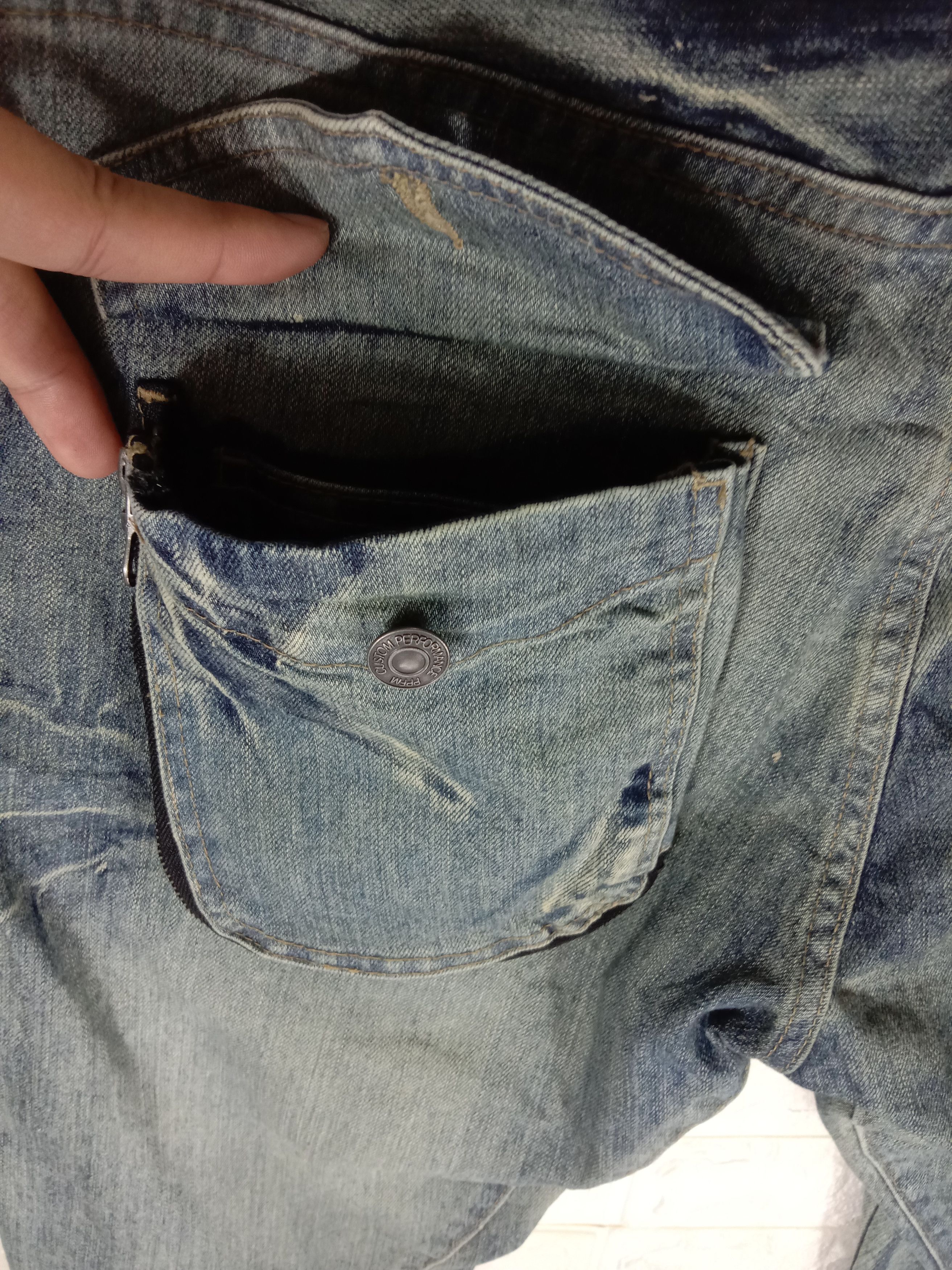 PPFM Vintage PPFM Multi Pocket Banana Curve Washed Jeans Size US 32 / EU 48 - 12 Thumbnail