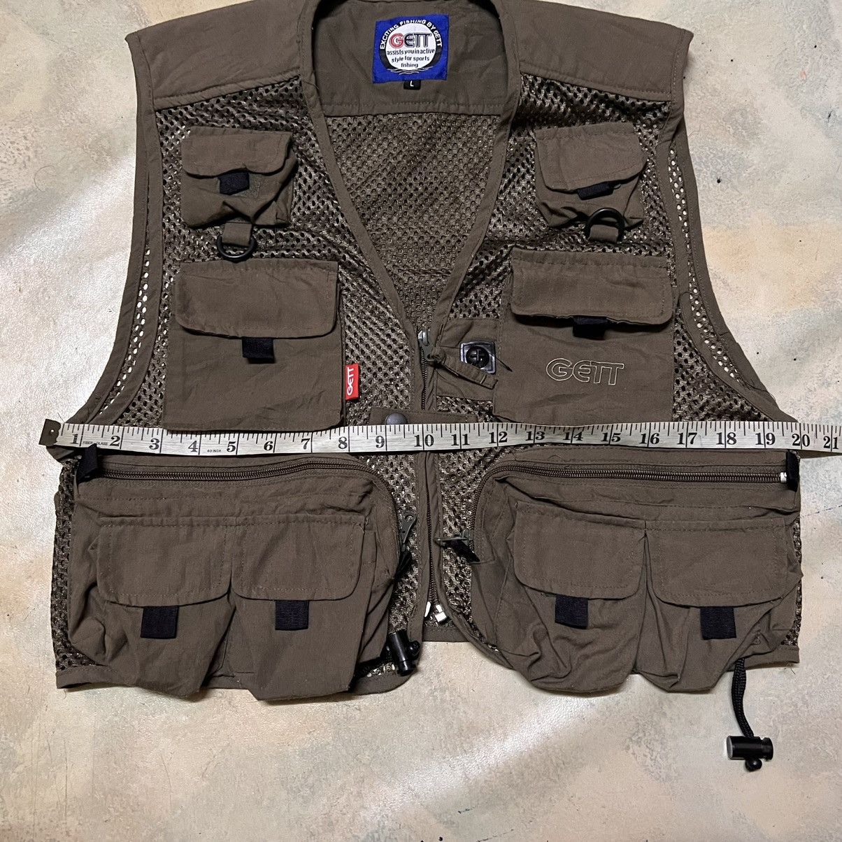 Japanese Brand Gett Utility Vest Multipockets Tactical Style Vest Size US L / EU 52-54 / 3 - 6 Thumbnail