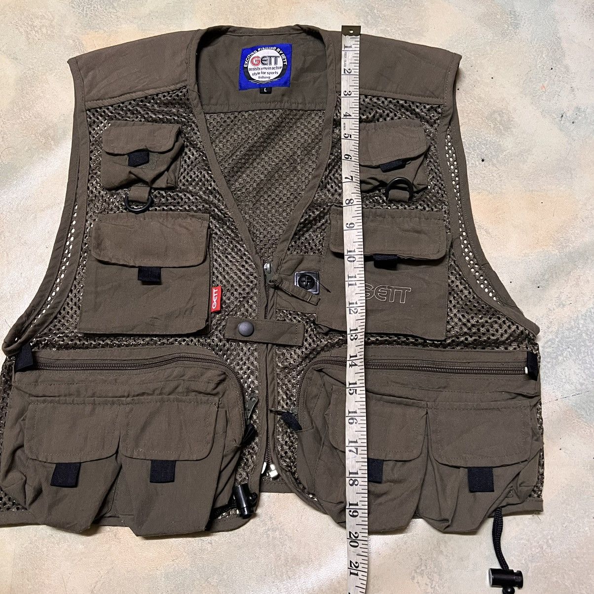 Japanese Brand Gett Utility Vest Multipockets Tactical Style Vest Size US L / EU 52-54 / 3 - 8 Thumbnail