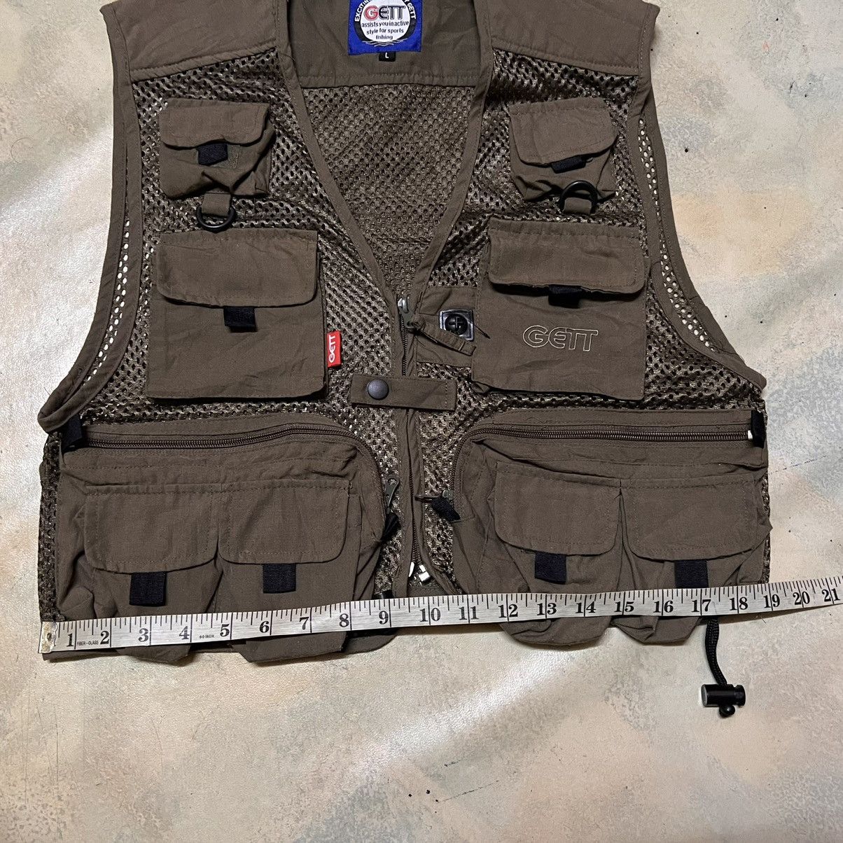 Japanese Brand Gett Utility Vest Multipockets Tactical Style Vest Size US L / EU 52-54 / 3 - 7 Thumbnail