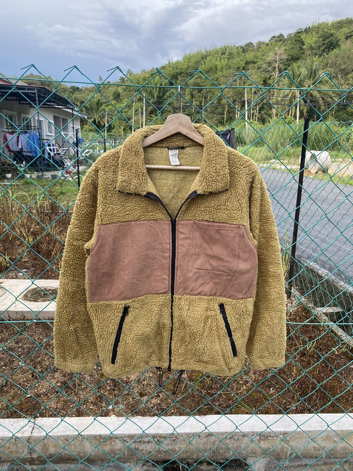 Japanese Brand AW Phatee Wear Deep Pile Fleece Jacket Size US M / EU 48-50 / 2 - 2 Thumbnail