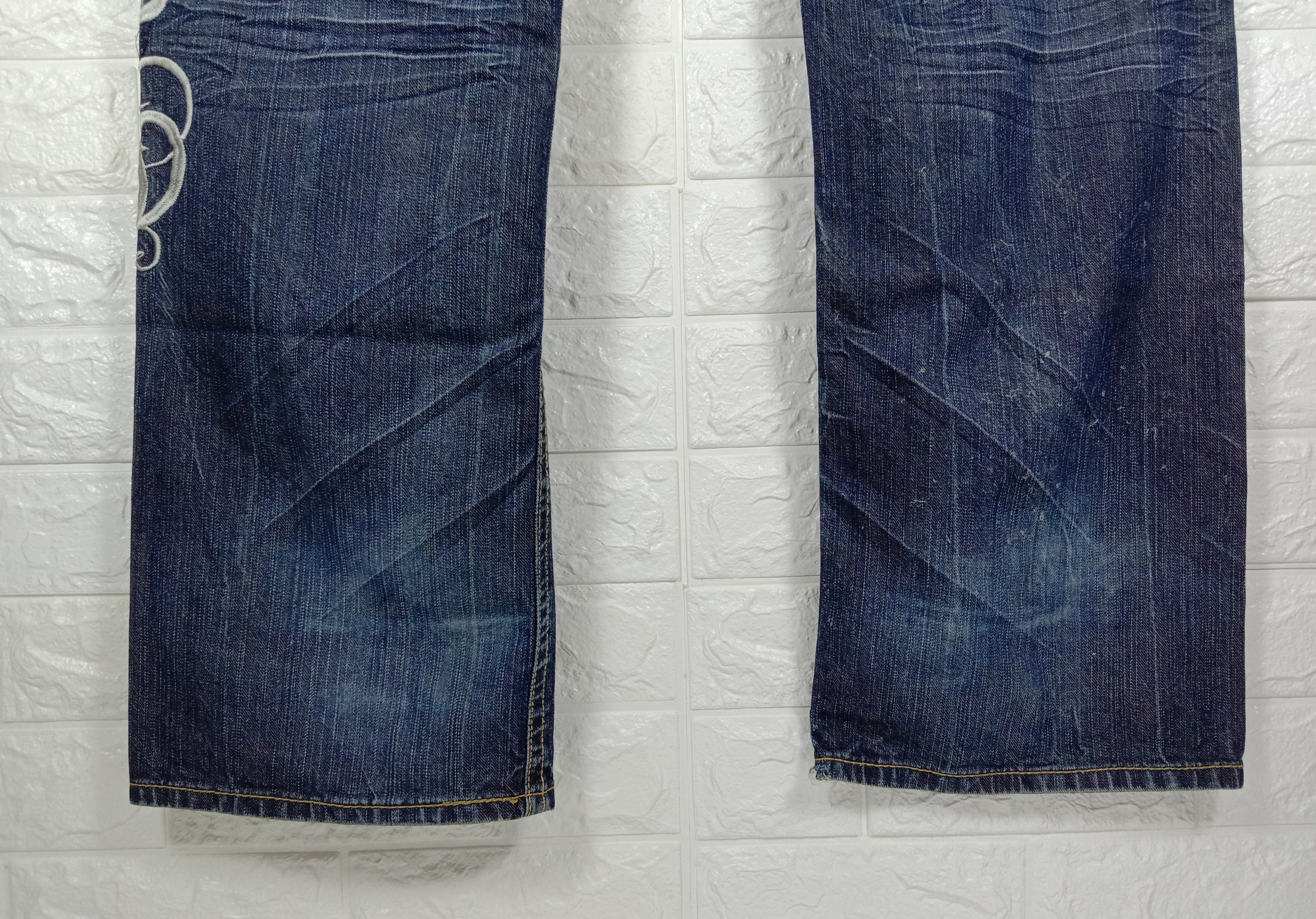 Japanese Brand Vintage Sukajan Karakuri Tamashi Embroidered Jeans Size US 38 / EU 54 - 8 Thumbnail