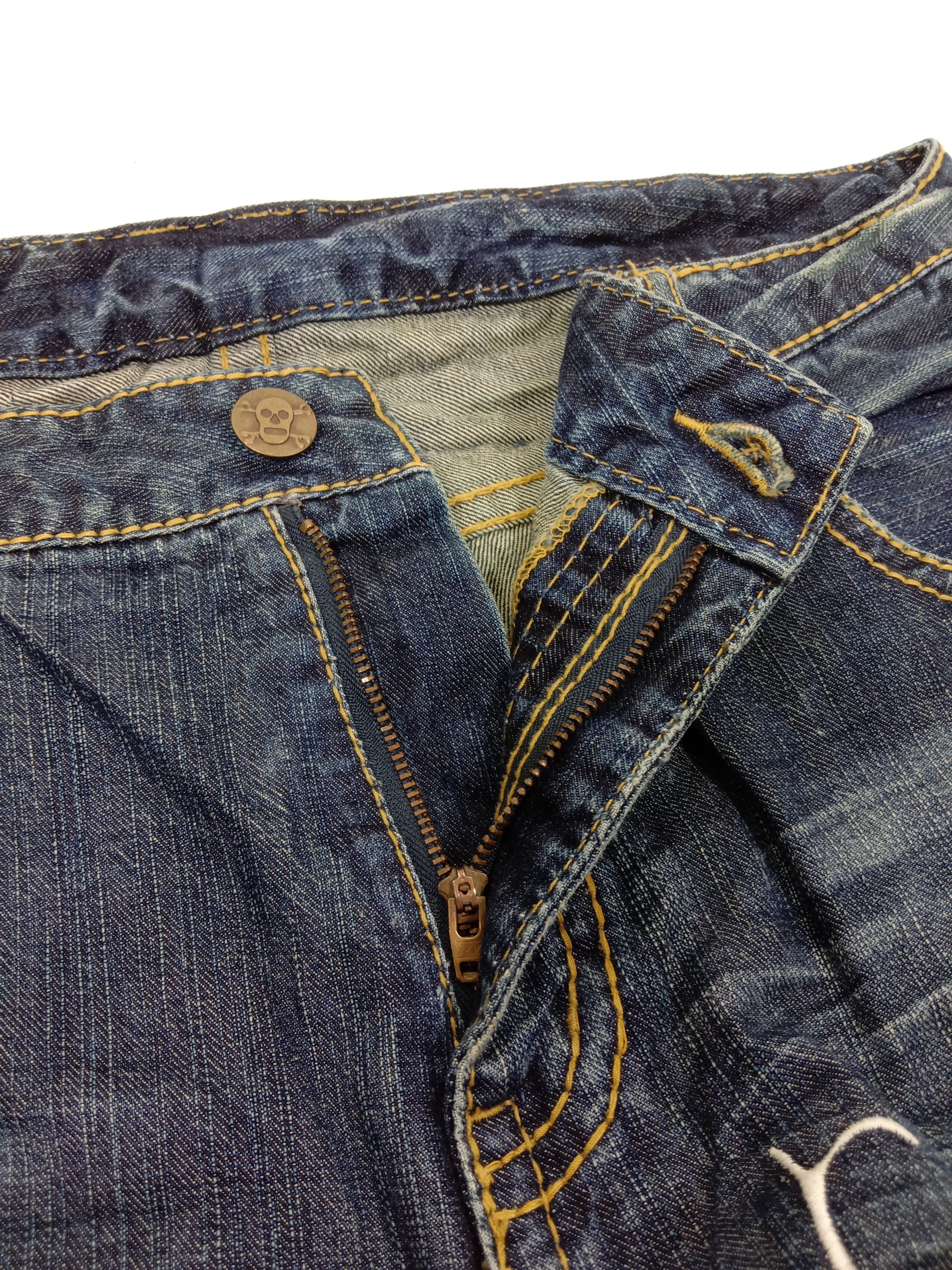 Japanese Brand Vintage Sukajan Karakuri Tamashi Embroidered Jeans Size US 38 / EU 54 - 9 Thumbnail