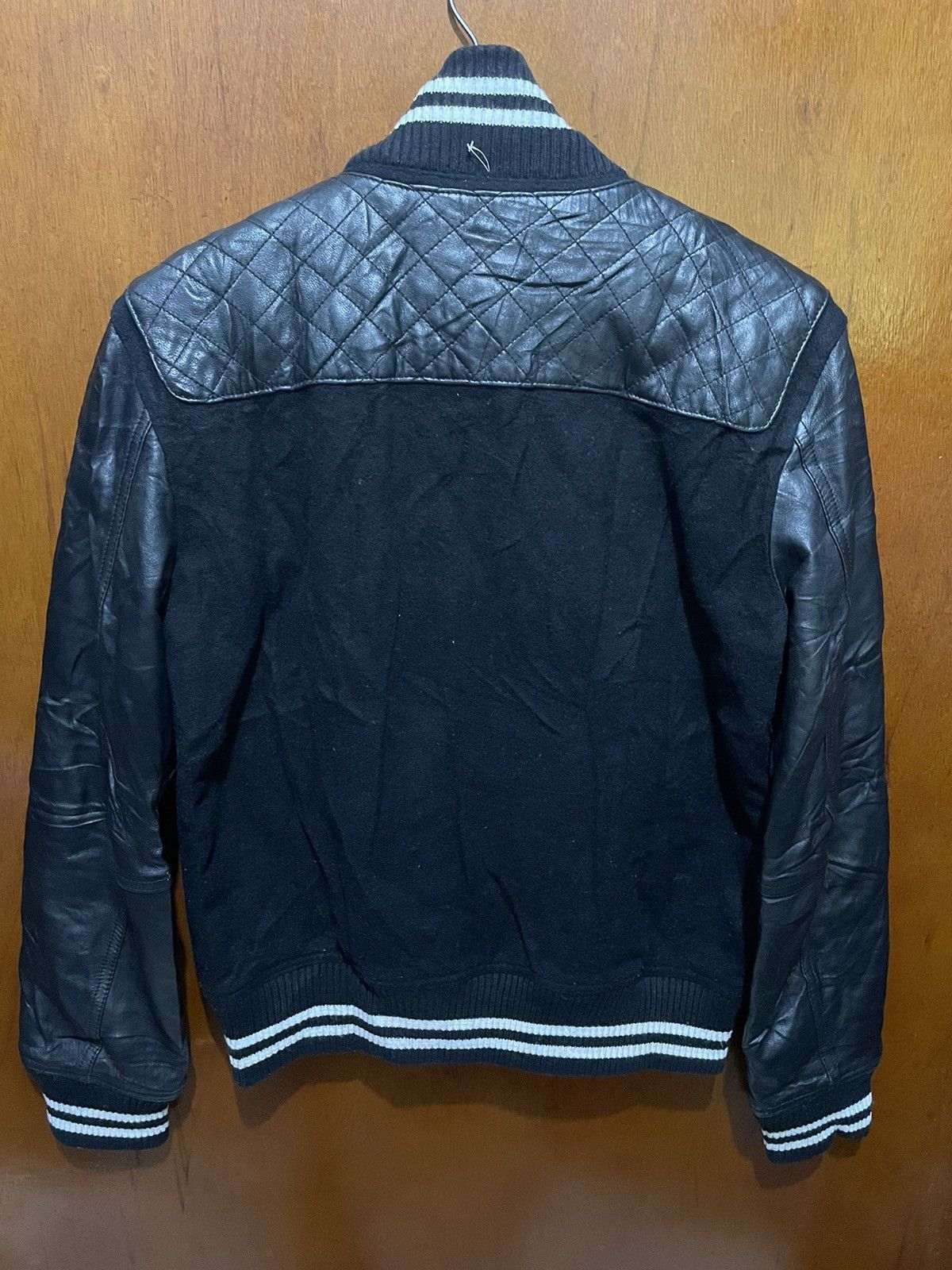 Japanese Brand × Vintage Vintage Junmen Varsity Jackets Leather Size US M / EU 48-50 / 2 - 5 Thumbnail