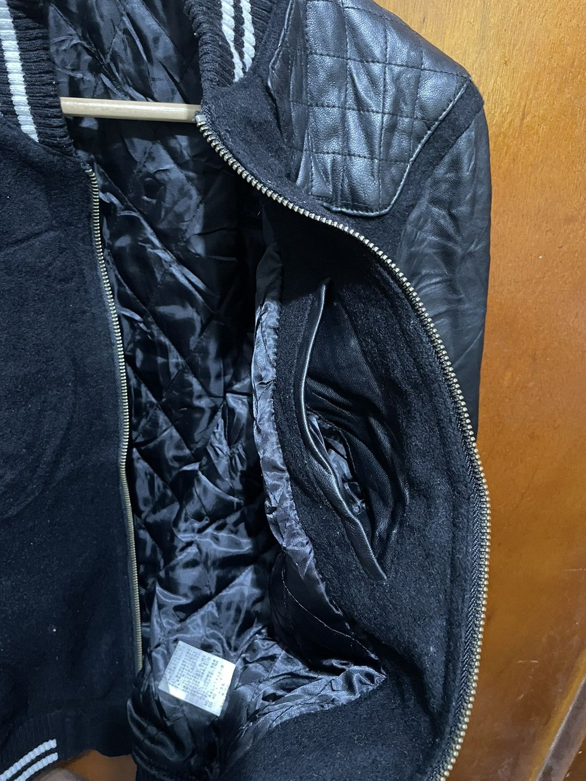 Japanese Brand × Vintage Vintage Junmen Varsity Jackets Leather Size US M / EU 48-50 / 2 - 9 Thumbnail