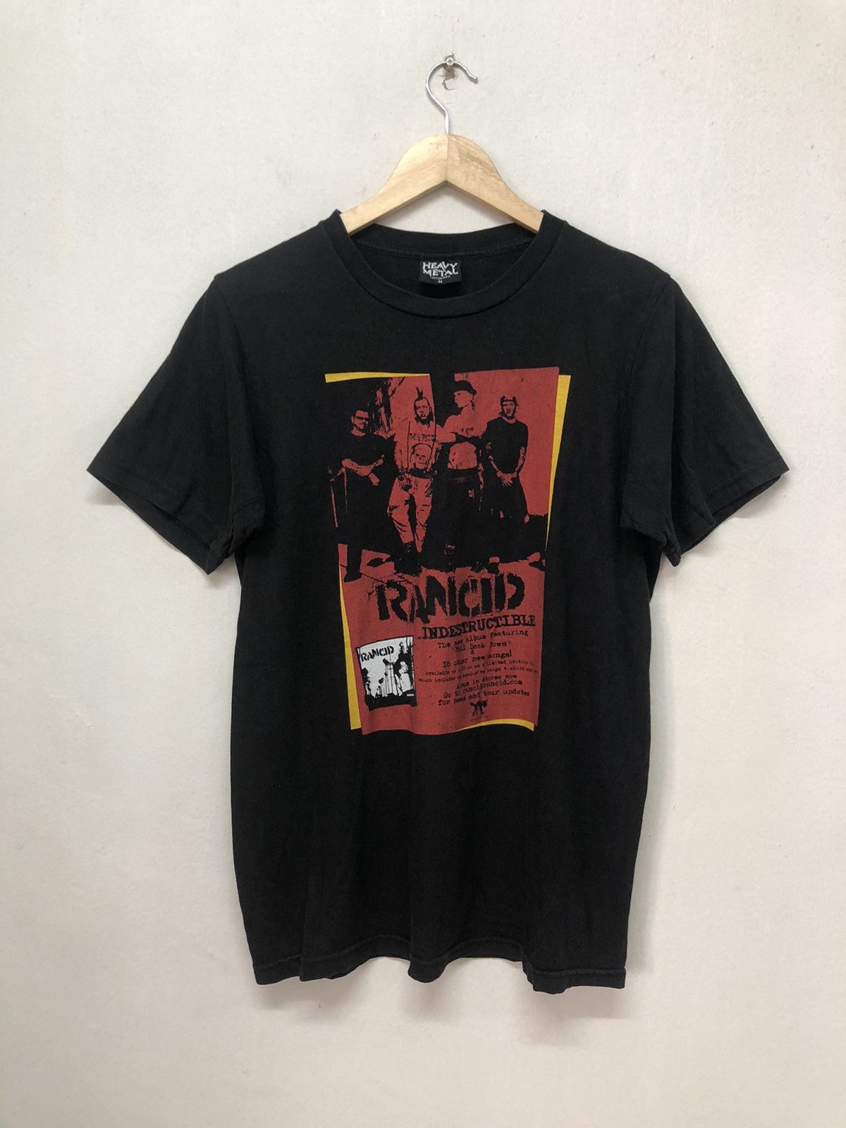 Band Tees Vintage Rancid Indestructible Heavy Metal Mirror Print Tees Size US M / EU 48-50 / 2 - 1 Thumbnail