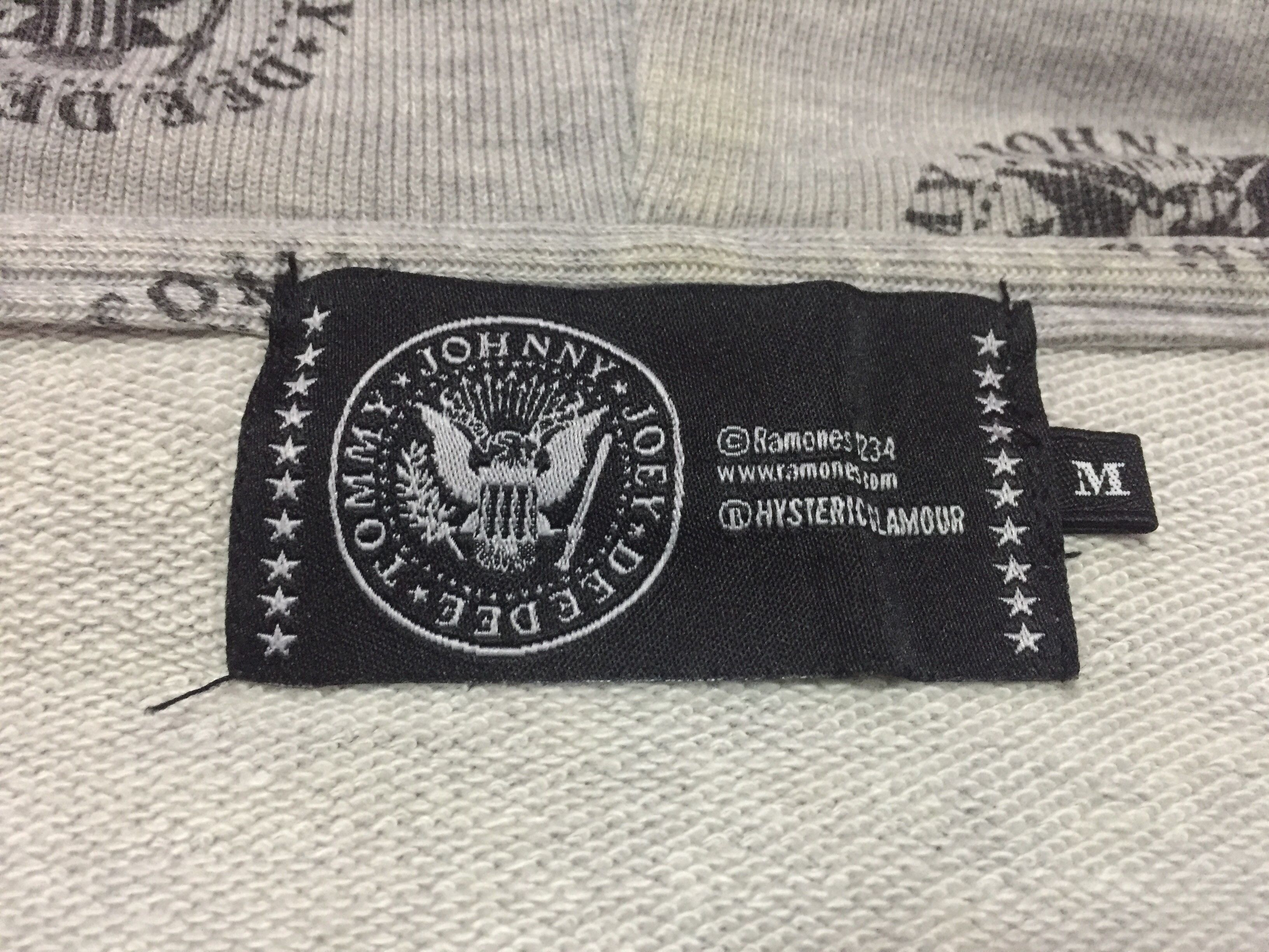 Band Tees × Hysteric Glamour Hysteric Glamour x Ramones Fullprints Hoodies Size M Size US M / EU 48-50 / 2 - 6 Thumbnail