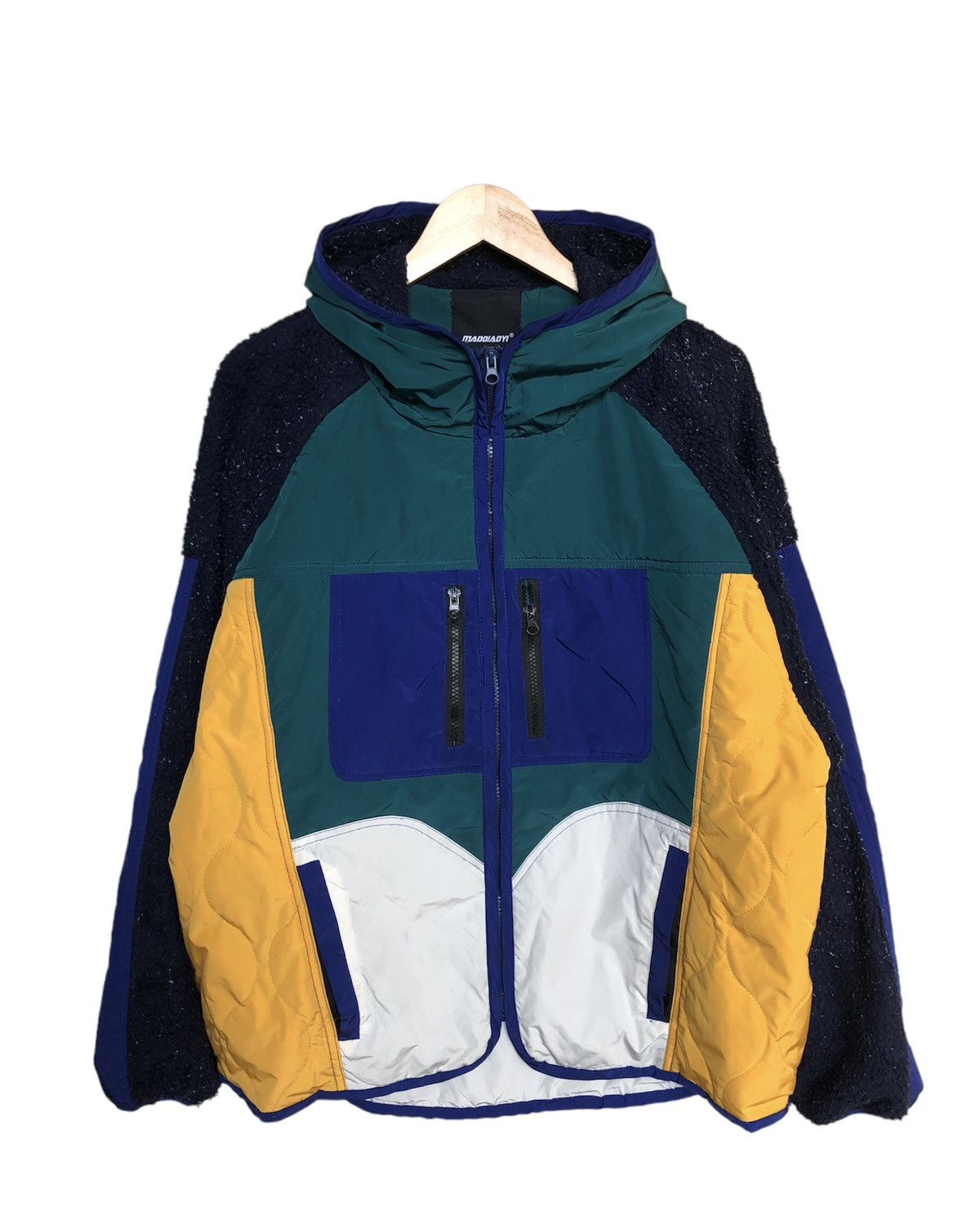Vintage Rare❗️Madqiadya Military Multicolour Oversized Warm Jackets Size US XL / EU 56 / 4 - 1 Thumbnail