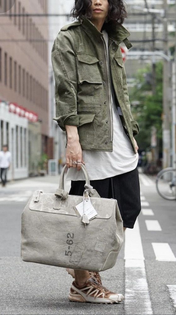 READYMADE BNWT US Army Duffle Bag Field Jacket Size US S / EU 44-46 / 1 - 5 Thumbnail