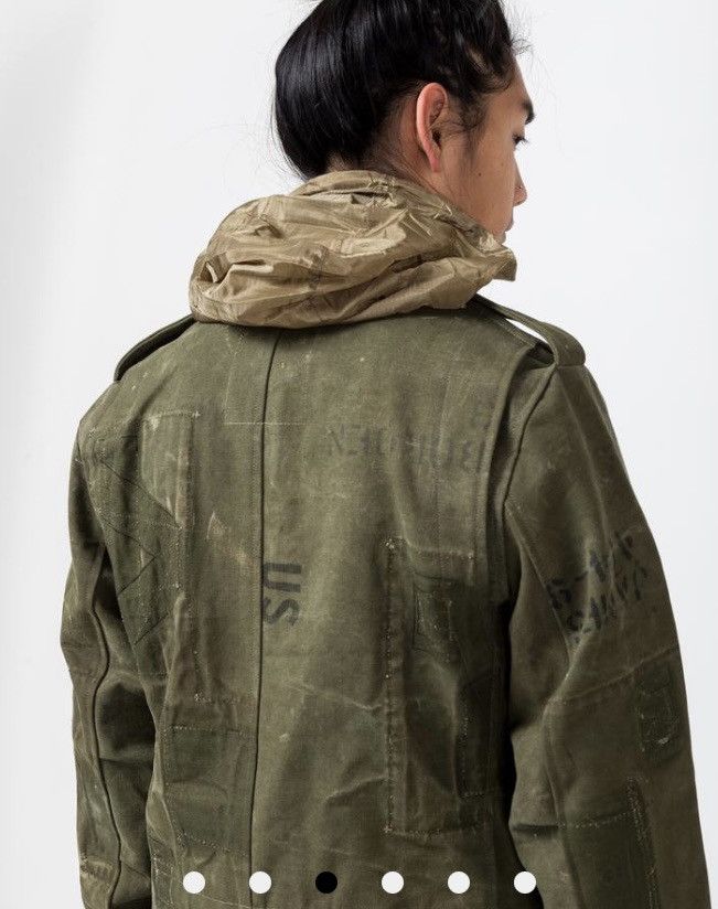 READYMADE BNWT US Army Duffle Bag Field Jacket Size US S / EU 44-46 / 1 - 10 Thumbnail