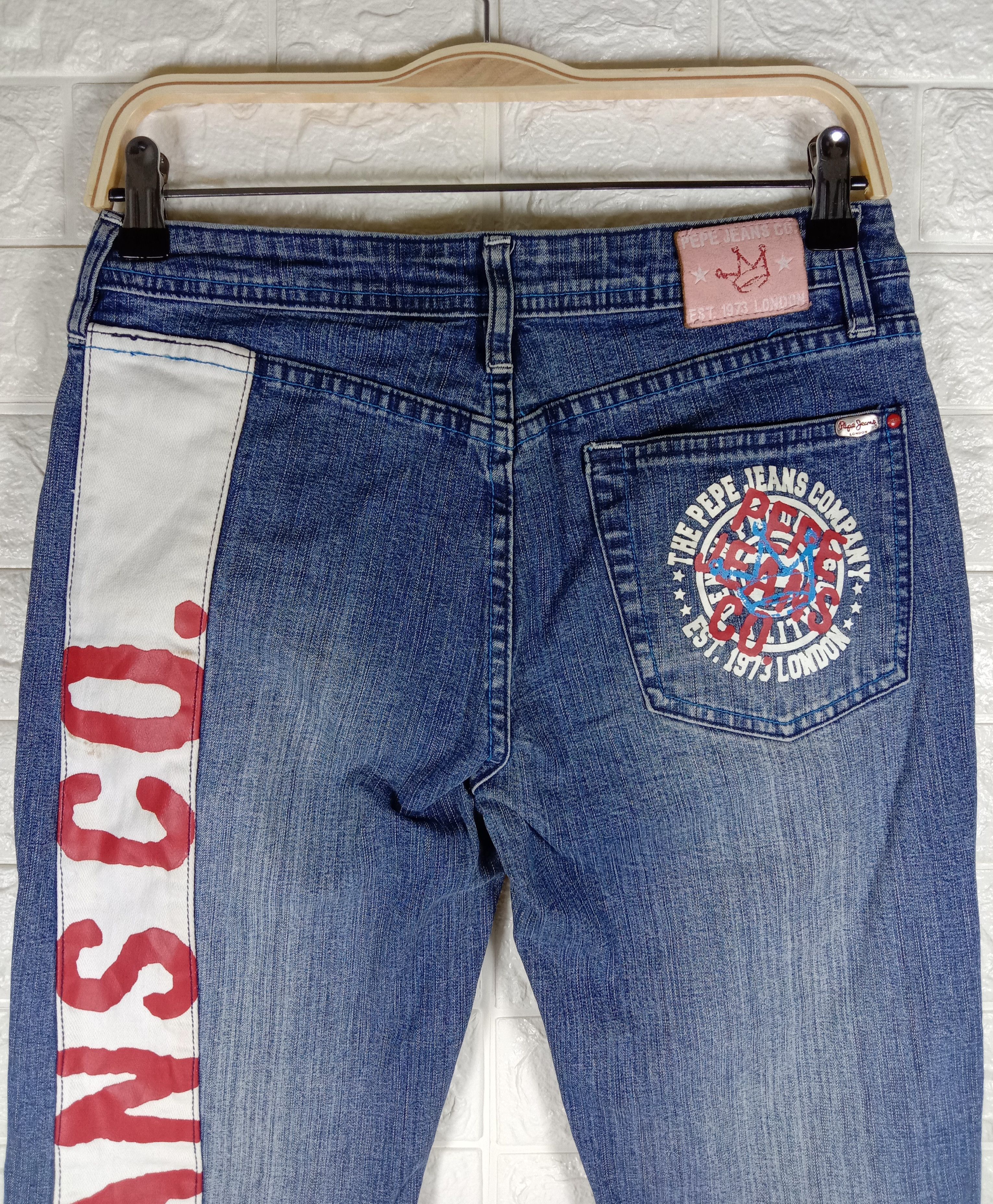 Pepe Jeans Vintage Pepe Jeans Hybrid Bell Bottom Flare Jeans Size 28" / US 6 / IT 42 - 2 Thumbnail