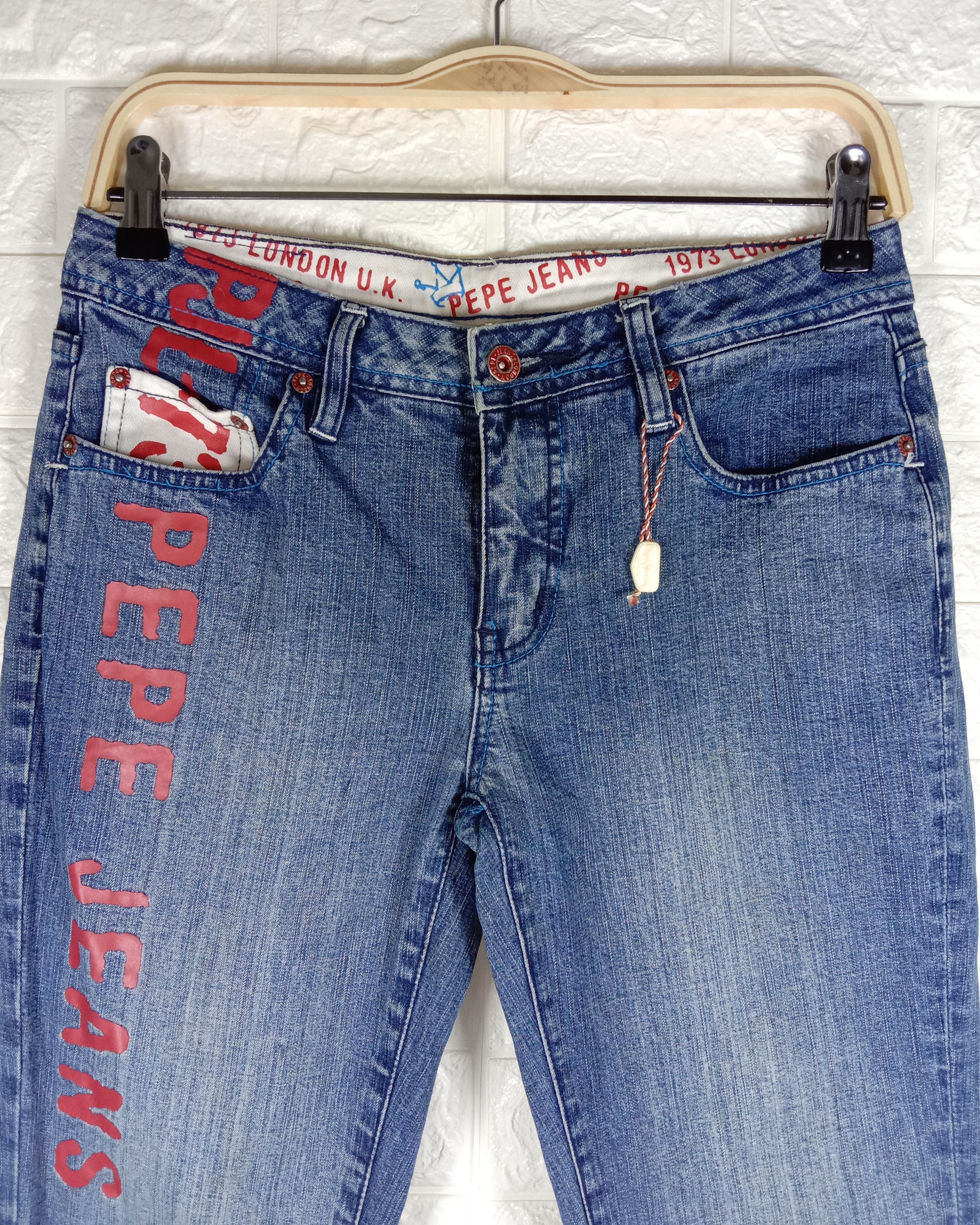 Pepe Jeans Vintage Pepe Jeans Hybrid Bell Bottom Flare Jeans Size 28" / US 6 / IT 42 - 6 Thumbnail