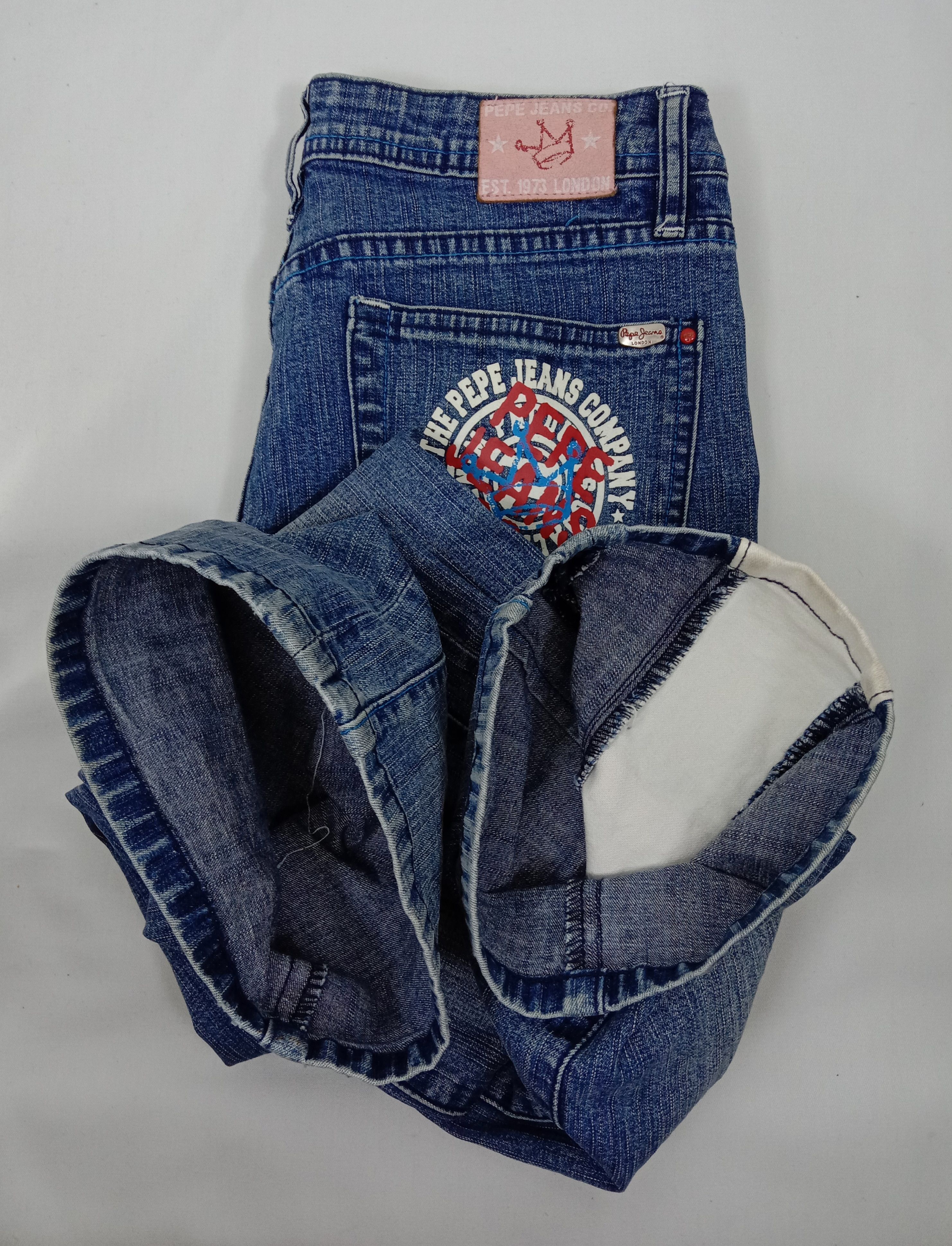 Pepe Jeans Vintage Pepe Jeans Hybrid Bell Bottom Flare Jeans Size 28" / US 6 / IT 42 - 16 Thumbnail