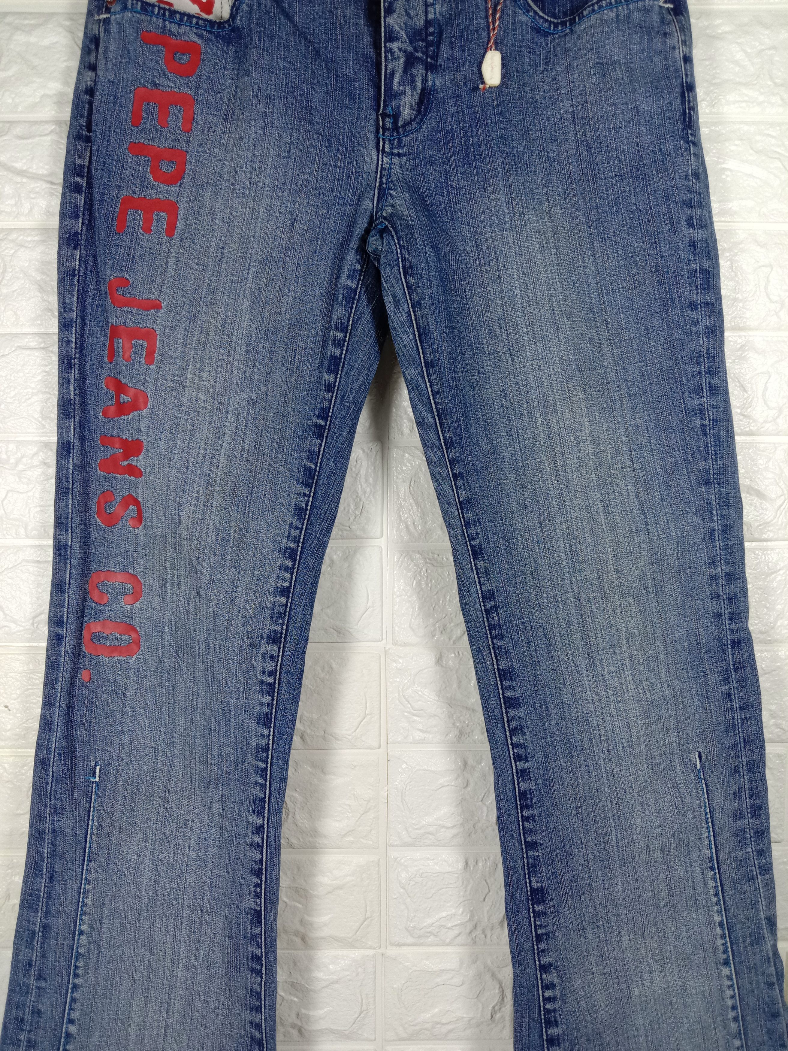Pepe Jeans Vintage Pepe Jeans Hybrid Bell Bottom Flare Jeans Size 28" / US 6 / IT 42 - 7 Thumbnail