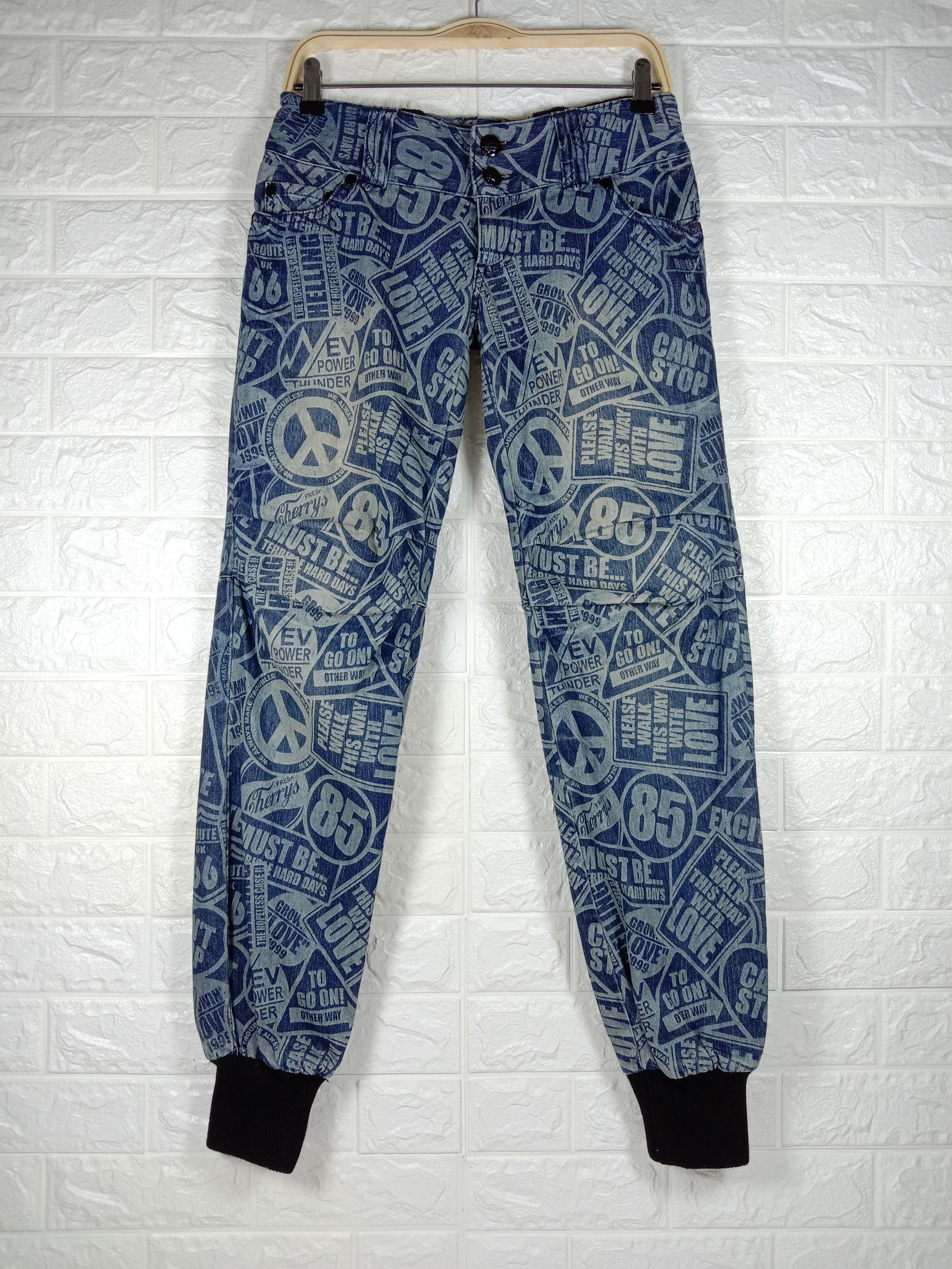 Japanese Brand Vintage Japanese Hysteric Glamour Style Joggers Jeans Size 28" / US 6 / IT 42 - 1 Thumbnail