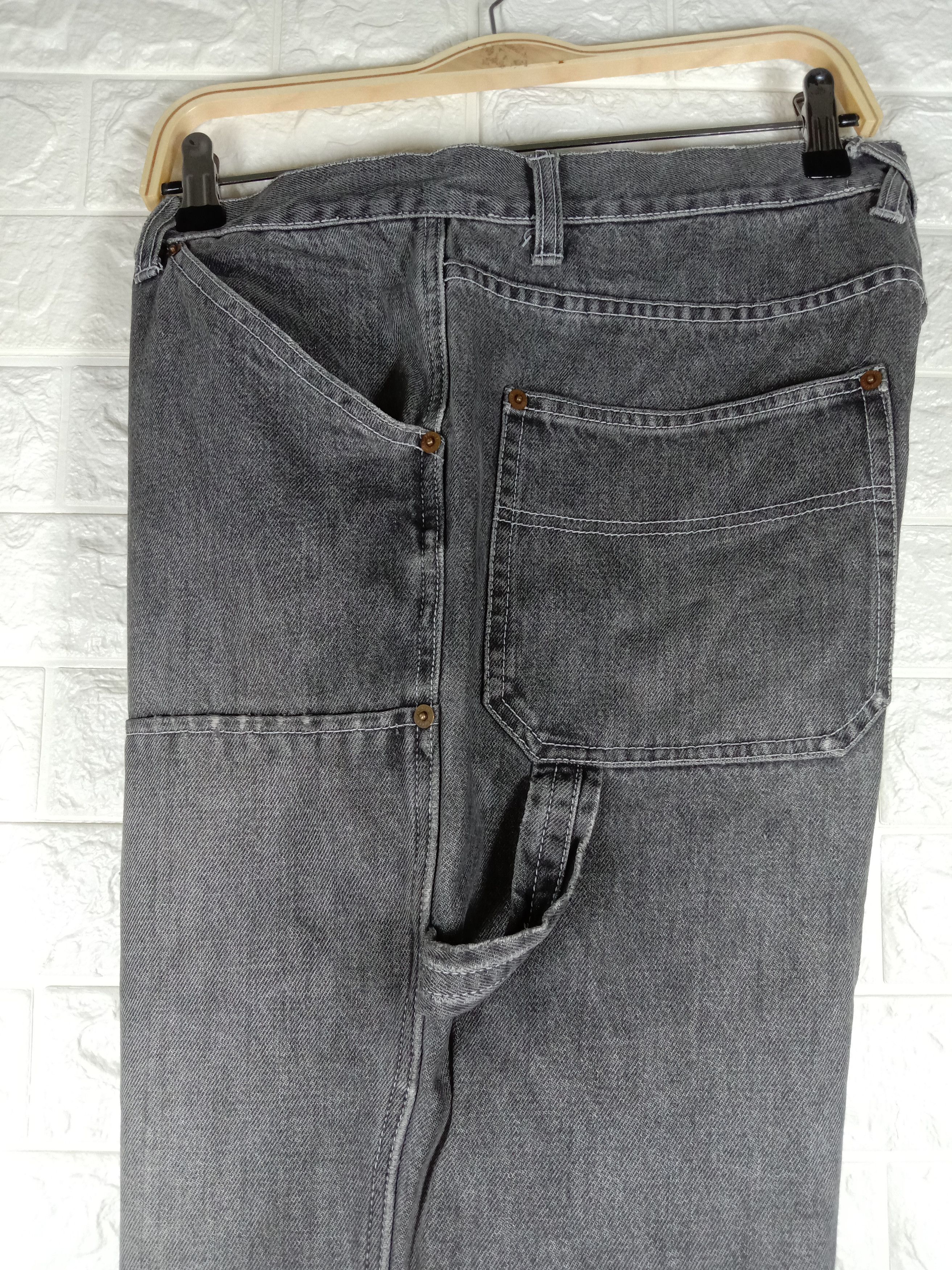 Japanese Brand Vintage Japanese Kazzrock Double Knee Wide Baggy Jeans Size US 34 / EU 50 - 12 Thumbnail