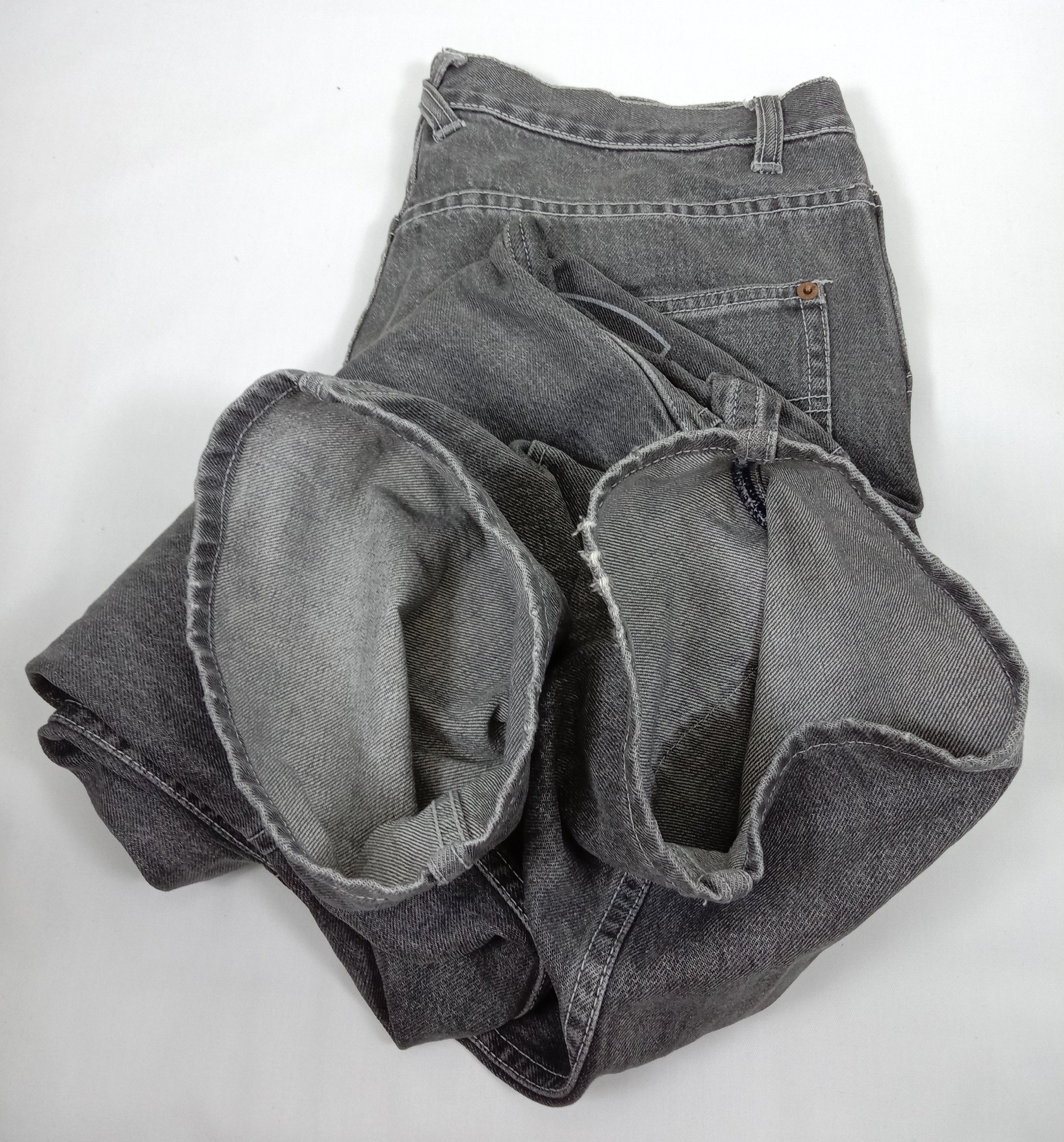Japanese Brand Vintage Japanese Kazzrock Double Knee Wide Baggy Jeans Size US 34 / EU 50 - 19 Thumbnail