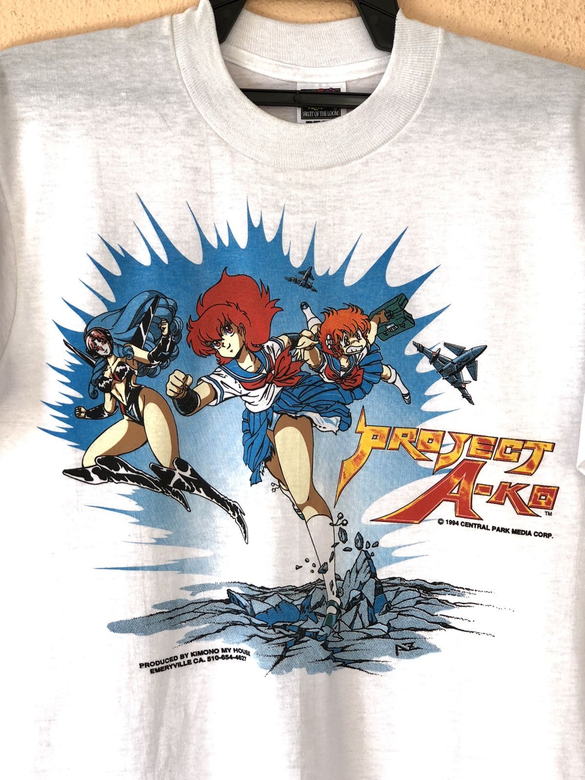 Vintage 90s PROJECT A-KO Japan Anime Movie Tee
