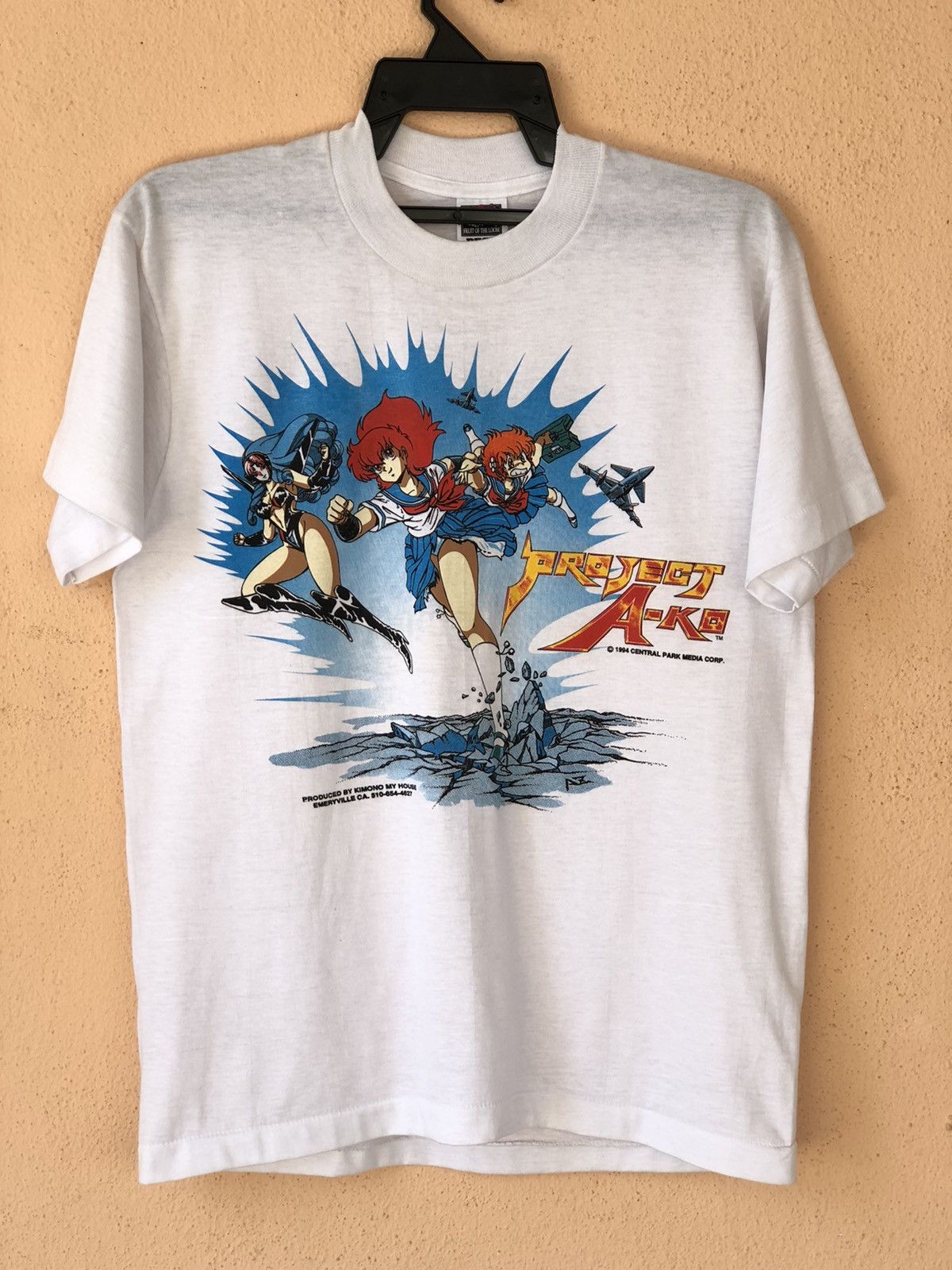 Anime Vintage 90s PROJECT A-KO Japan Anime Movie Tee Size US M / EU 48-50 / 2 - 2 Thumbnail
