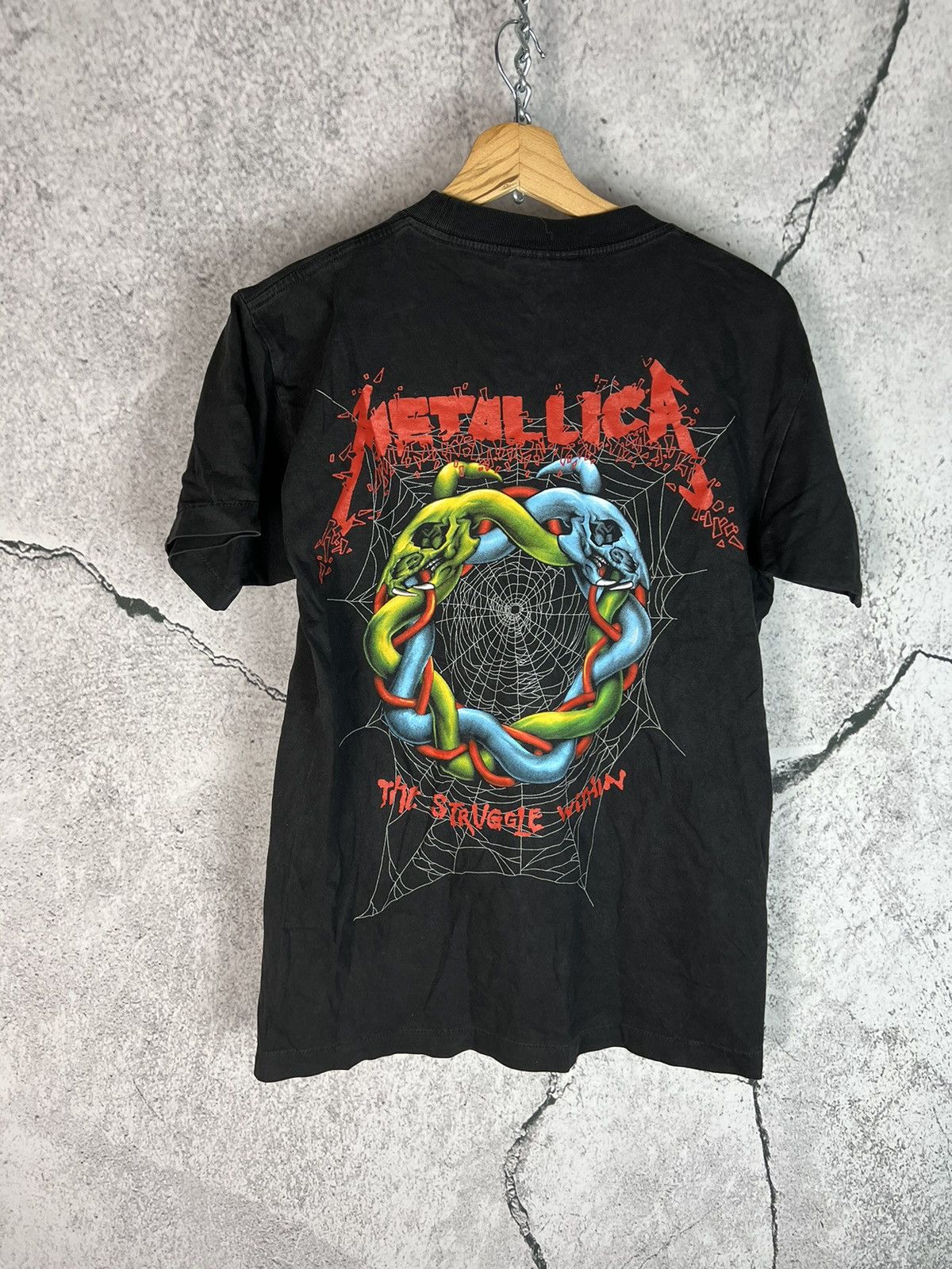 Band Tees Vintage 00s Bootleg Metallica All Over Print Tee Shirt Size US M / EU 48-50 / 2 - 2 Thumbnail