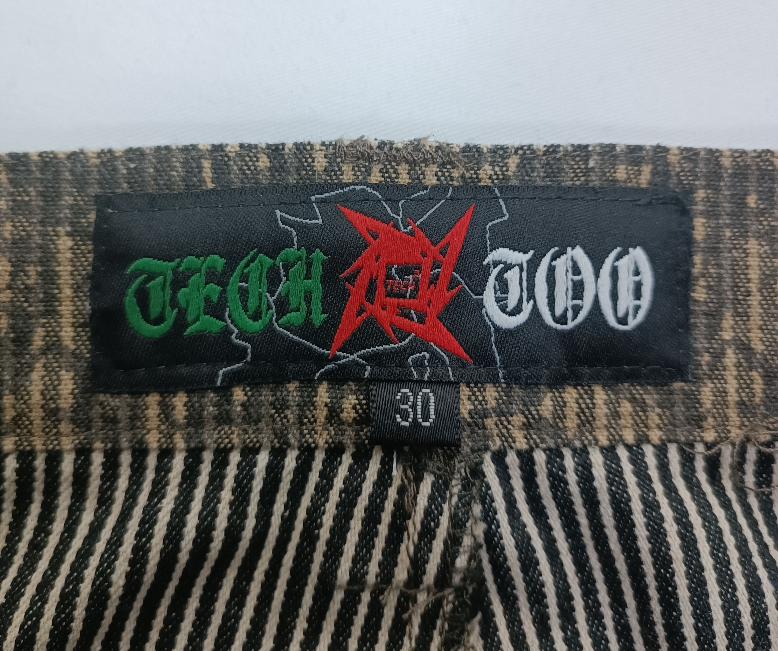 Japanese Brand Vintage Japanese Baggy Bondage Hickory Camo Cargo Denim Size US 30 / EU 46 - 15 Thumbnail