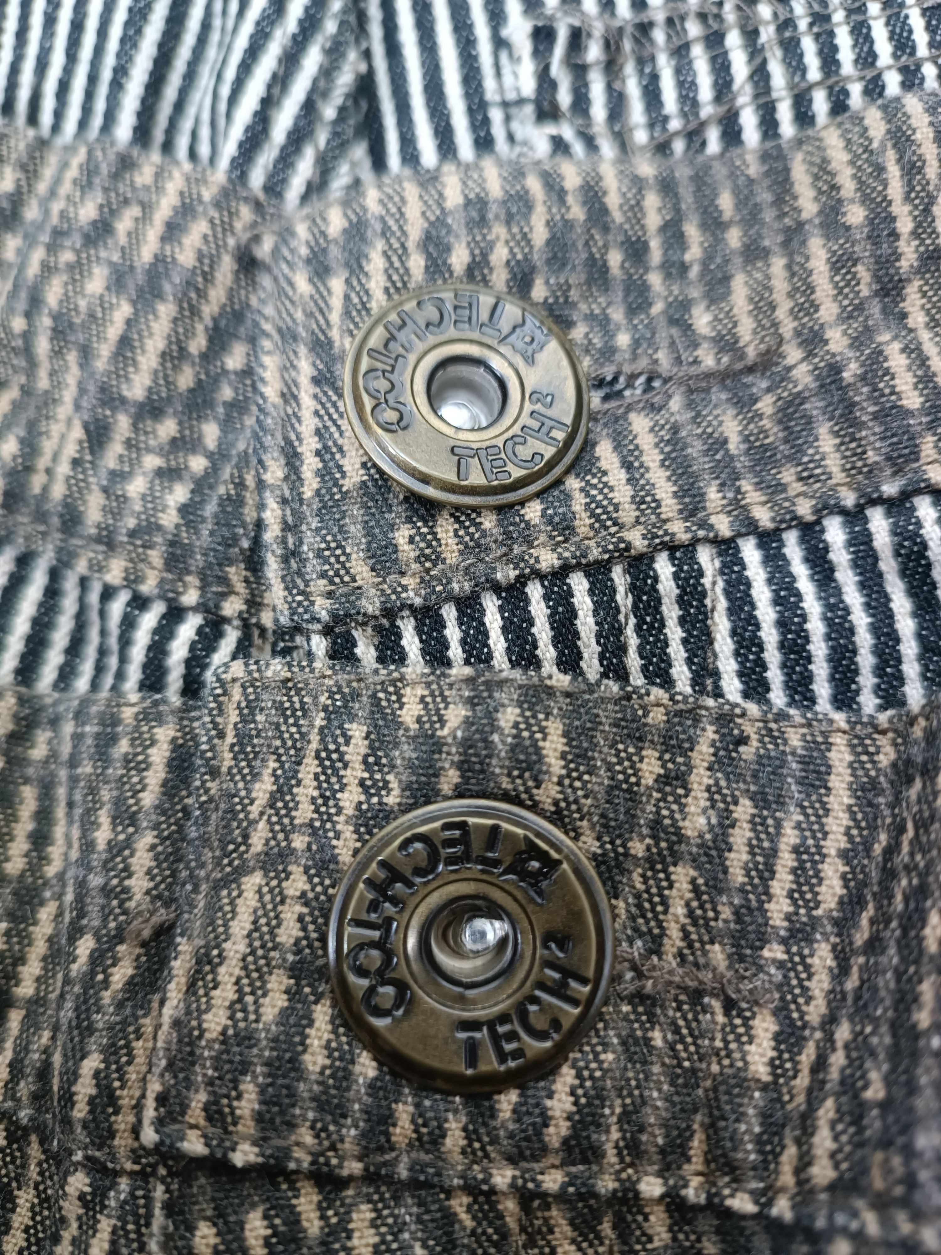 Japanese Brand Vintage Japanese Baggy Bondage Hickory Camo Cargo Denim Size US 30 / EU 46 - 14 Thumbnail