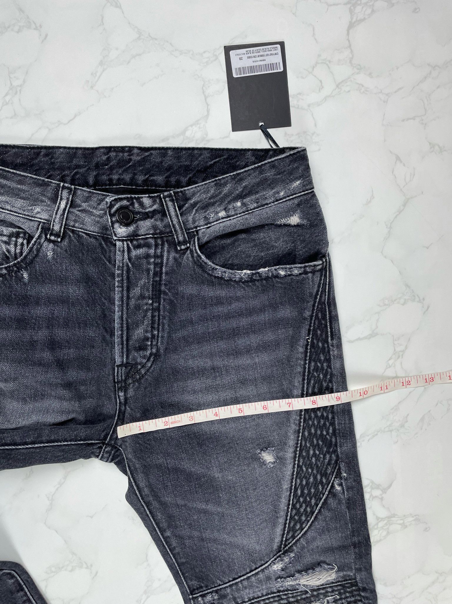 Marcelo Burlon 🔥80% OFF🔥 [SALE] Marcelo Burlon Skull Biker Jeans Size US 29 - 8 Thumbnail