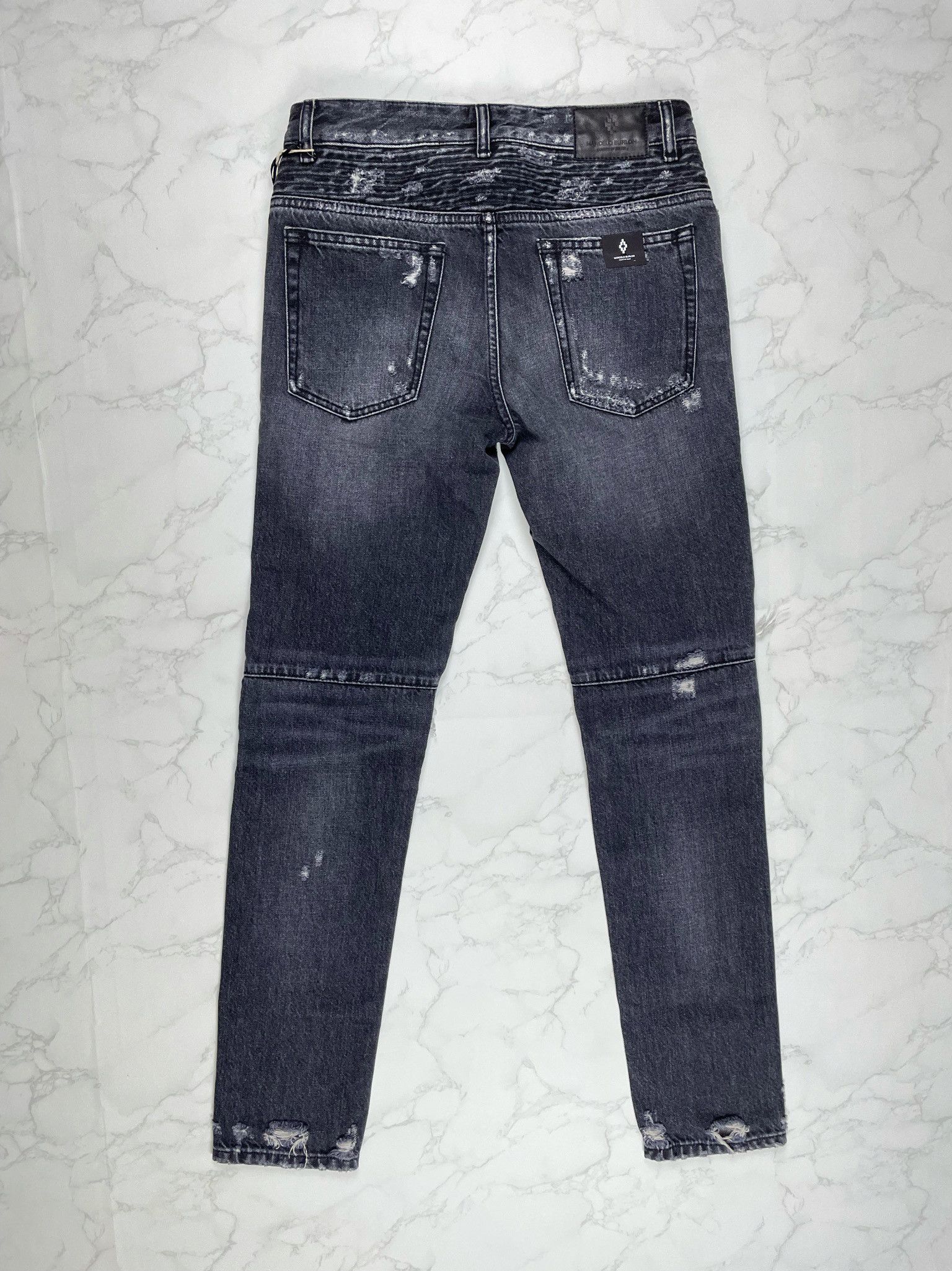 Marcelo Burlon 🔥80% OFF🔥 [SALE] Marcelo Burlon Skull Biker Jeans Size US 29 - 17 Thumbnail