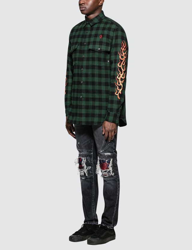 Marcelo Burlon 🔥80% OFF🔥 [SALE] Marcelo Burlon Skull Biker Jeans Size US 29 - 3 Thumbnail
