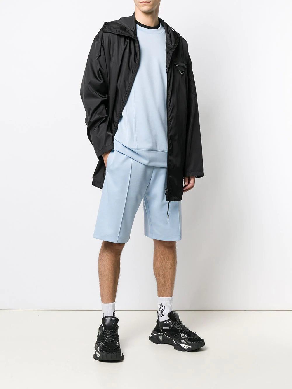 Helmut Lang 🔥65% OFF🔥 [SALE] Helmut Lang Side Dart Sky Short Size US 38 / EU 54 - 3 Thumbnail